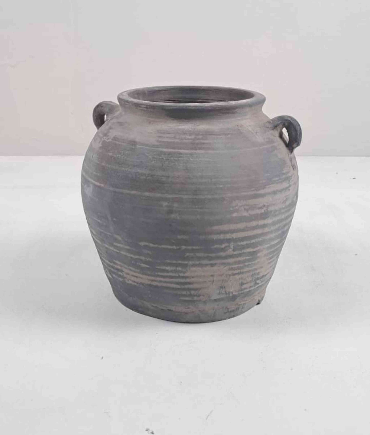 Handled Vintage Clay Water Vessel