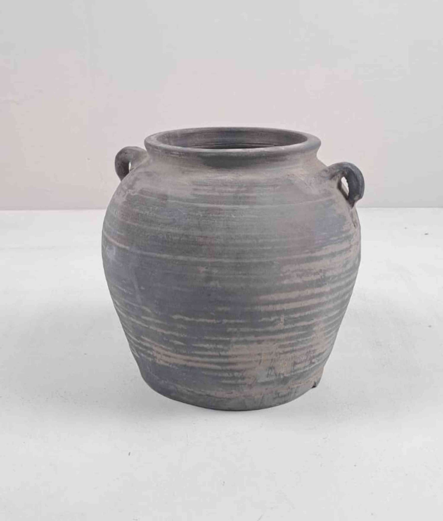 Handled Vintage Clay Water Vessel