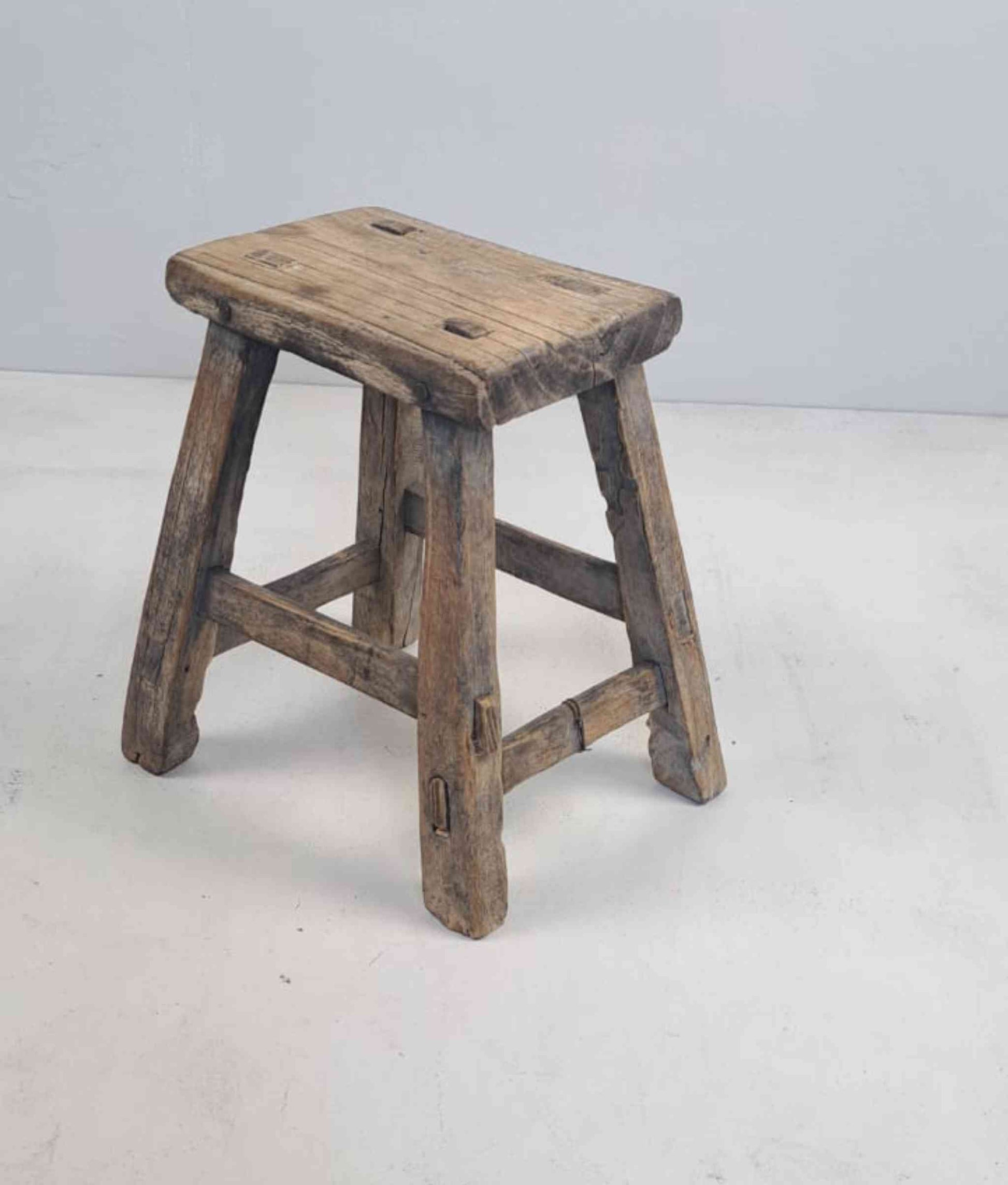 Antique Chinese Milking Stool, Rustic Stool, Decor Stool, Vintage Milking Stool, Antique Stool, Chinese Decor Stool, Unique Milking Stool, Interior Design Prop, Old Milking Stool, Handcrafted Chinese Stool