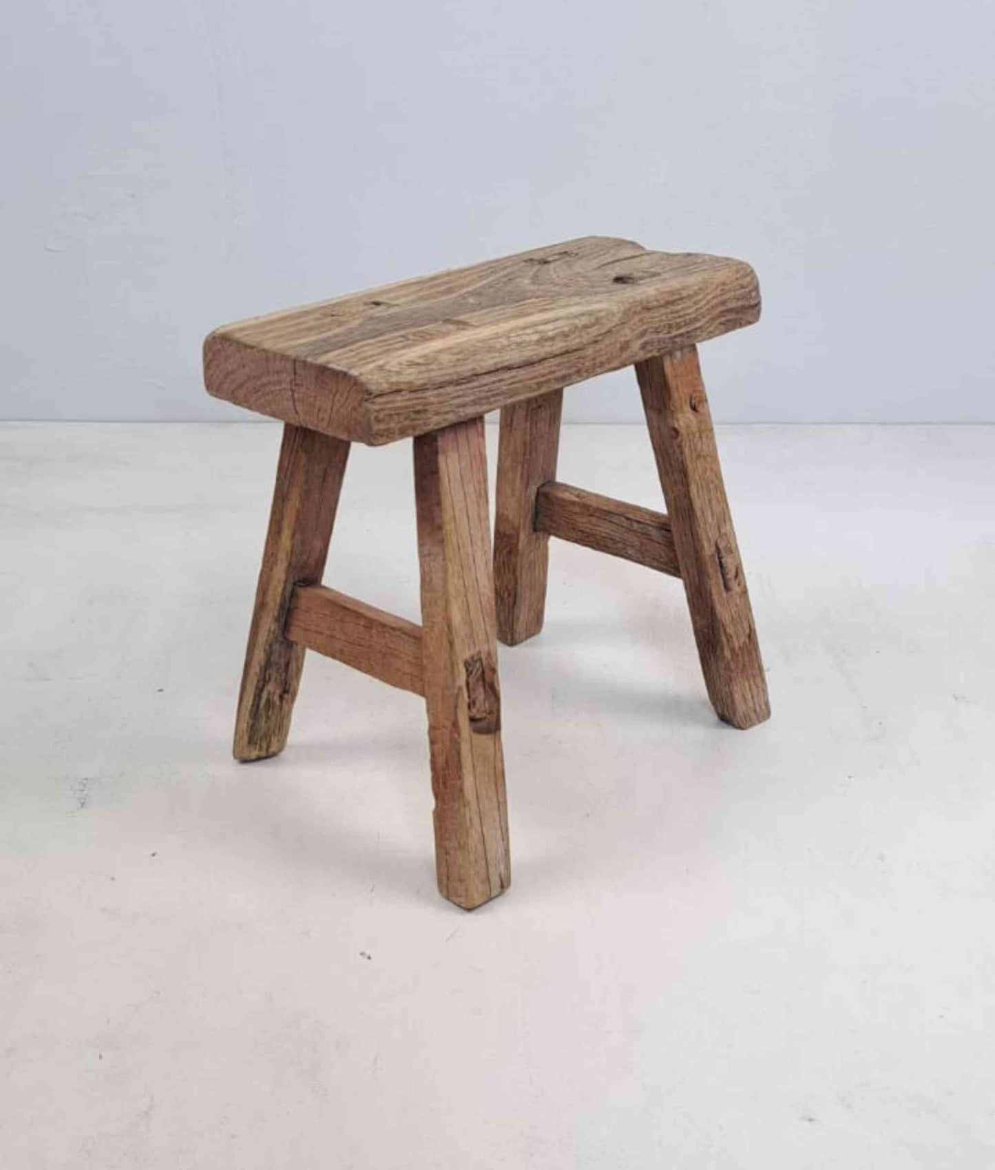 Antique Chinese Milking Stool, Rustic Stool, Decor Stool, Vintage Milking Stool, Antique Stool, Chinese Decor Stool, Unique Milking Stool, Interior Design Prop, Old Milking Stool, Handcrafted Chinese Stool