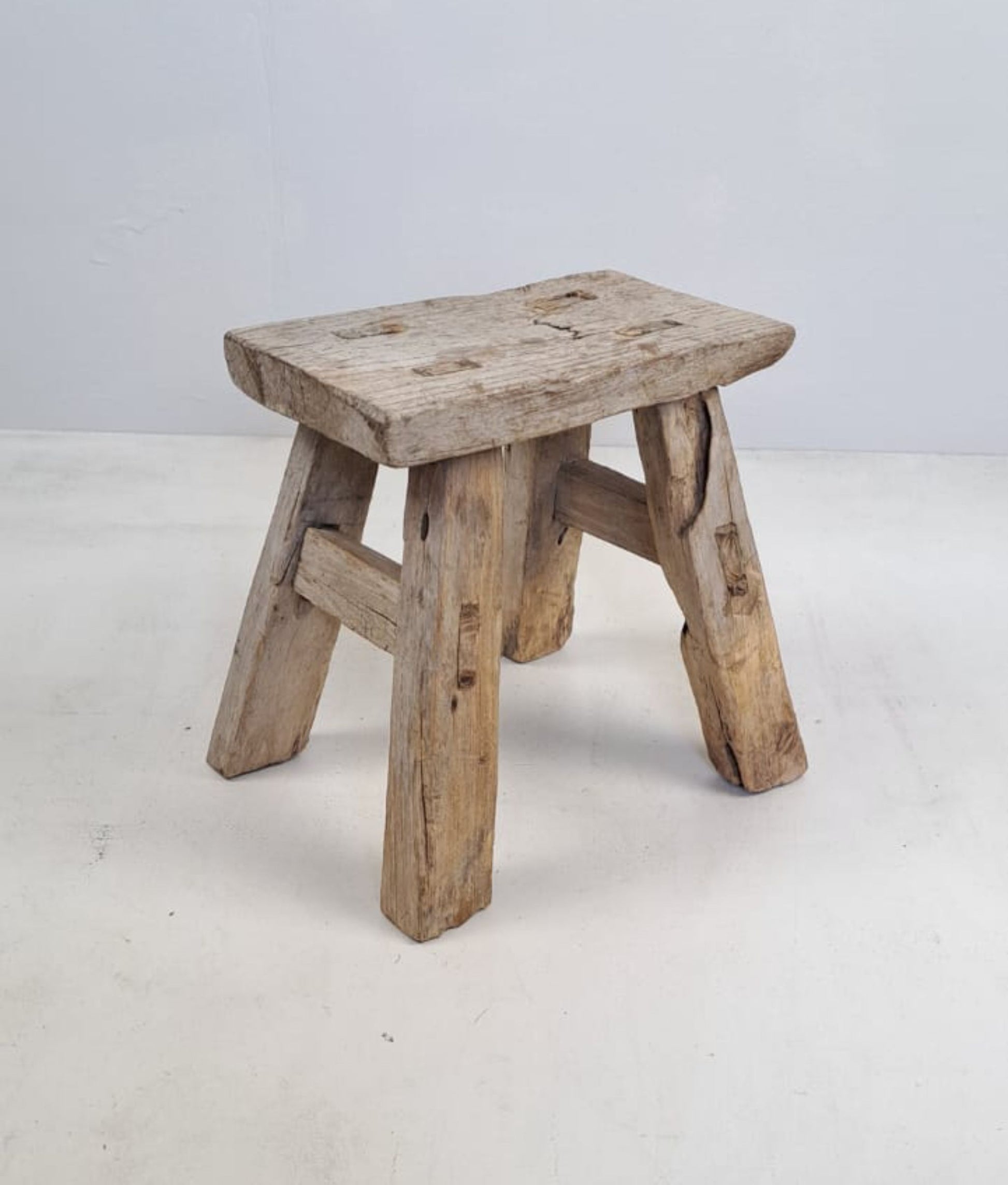 Antique Chinese Milking Stool, Rustic Stool, Decor Stool, Vintage Milking Stool, Antique Stool, Chinese Decor Stool, Unique Milking Stool, Interior Design Prop, Old Milking Stool, Handcrafted Chinese Stool