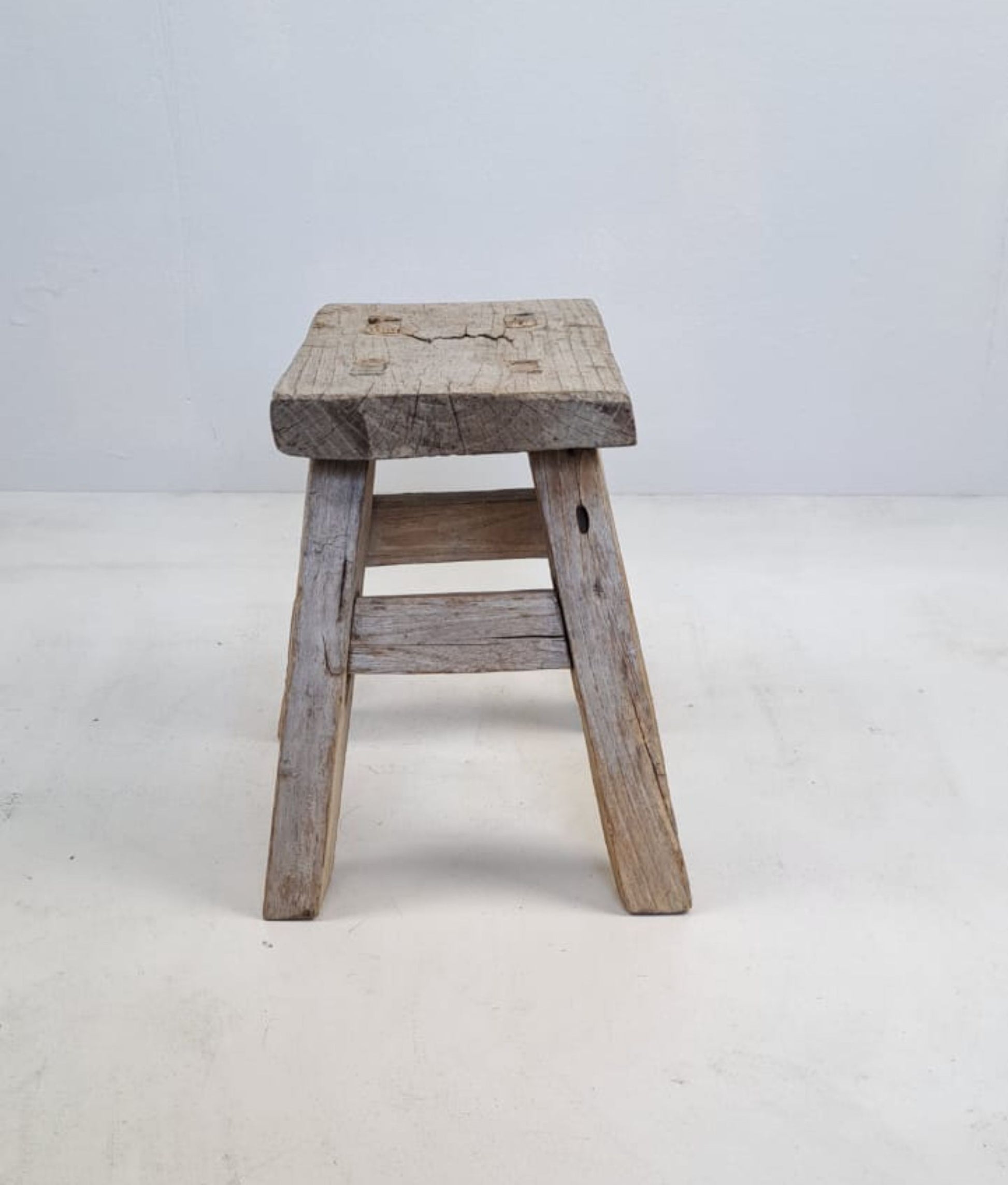 Antique Chinese Milking Stool, Rustic Stool, Decor Stool, Vintage Milking Stool, Antique Stool, Chinese Decor Stool, Unique Milking Stool, Interior Design Prop, Old Milking Stool, Handcrafted Chinese Stool