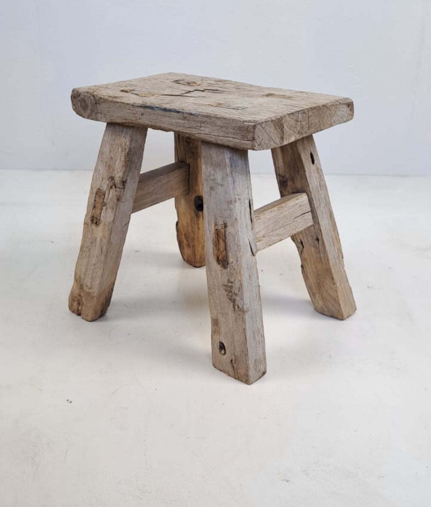 Antique Chinese Milking Stool, Rustic Stool, Decor Stool, Vintage Milking Stool, Antique Stool, Chinese Decor Stool, Unique Milking Stool, Interior Design Prop, Old Milking Stool, Handcrafted Chinese Stool