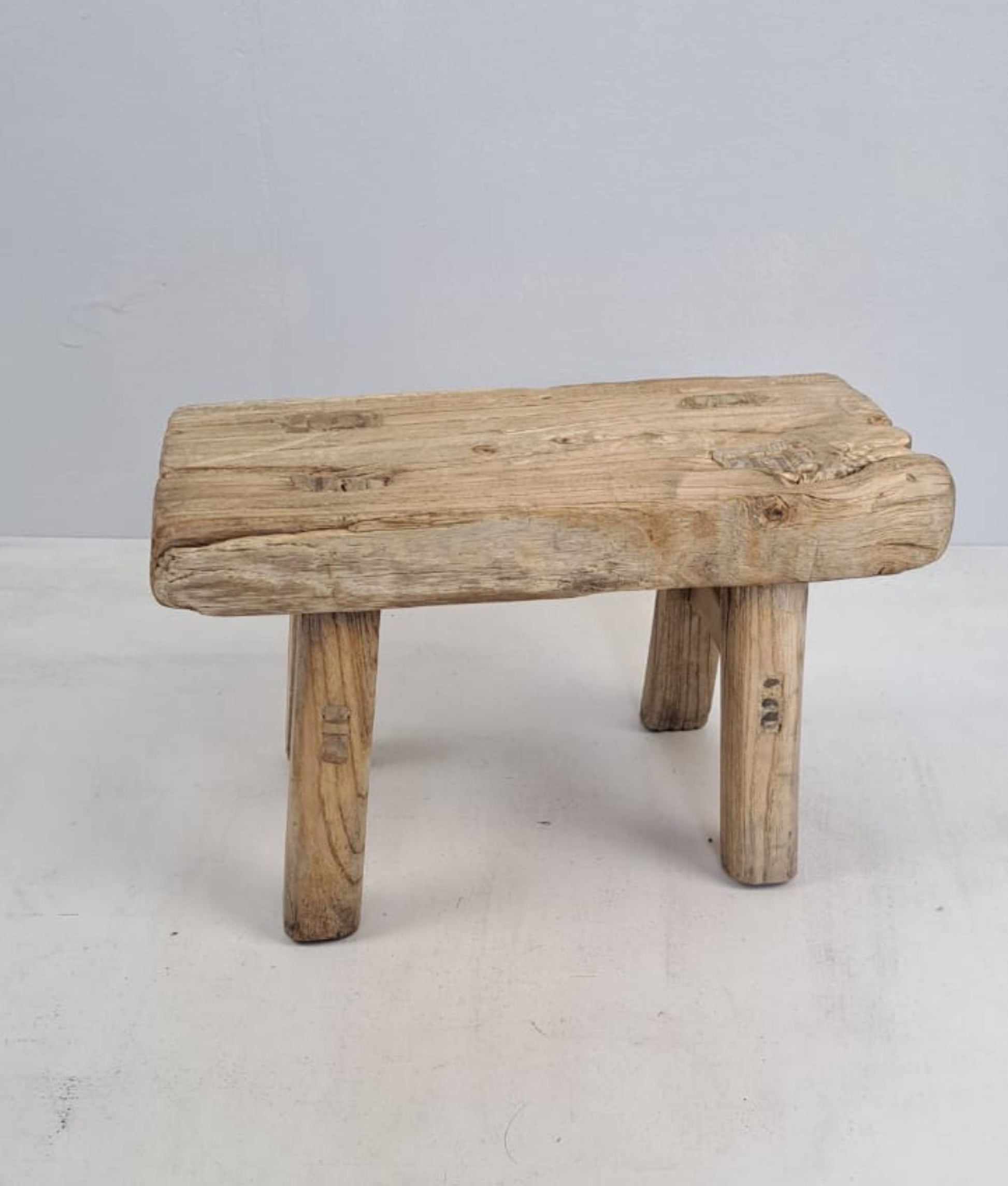 Antique Chinese Milking Stool, Rustic Stool, Decor Stool, Vintage Milking Stool, Antique Stool, Chinese Decor Stool, Unique Milking Stool, Interior Design Prop, Old Milking Stool, Handcrafted Chinese Stool