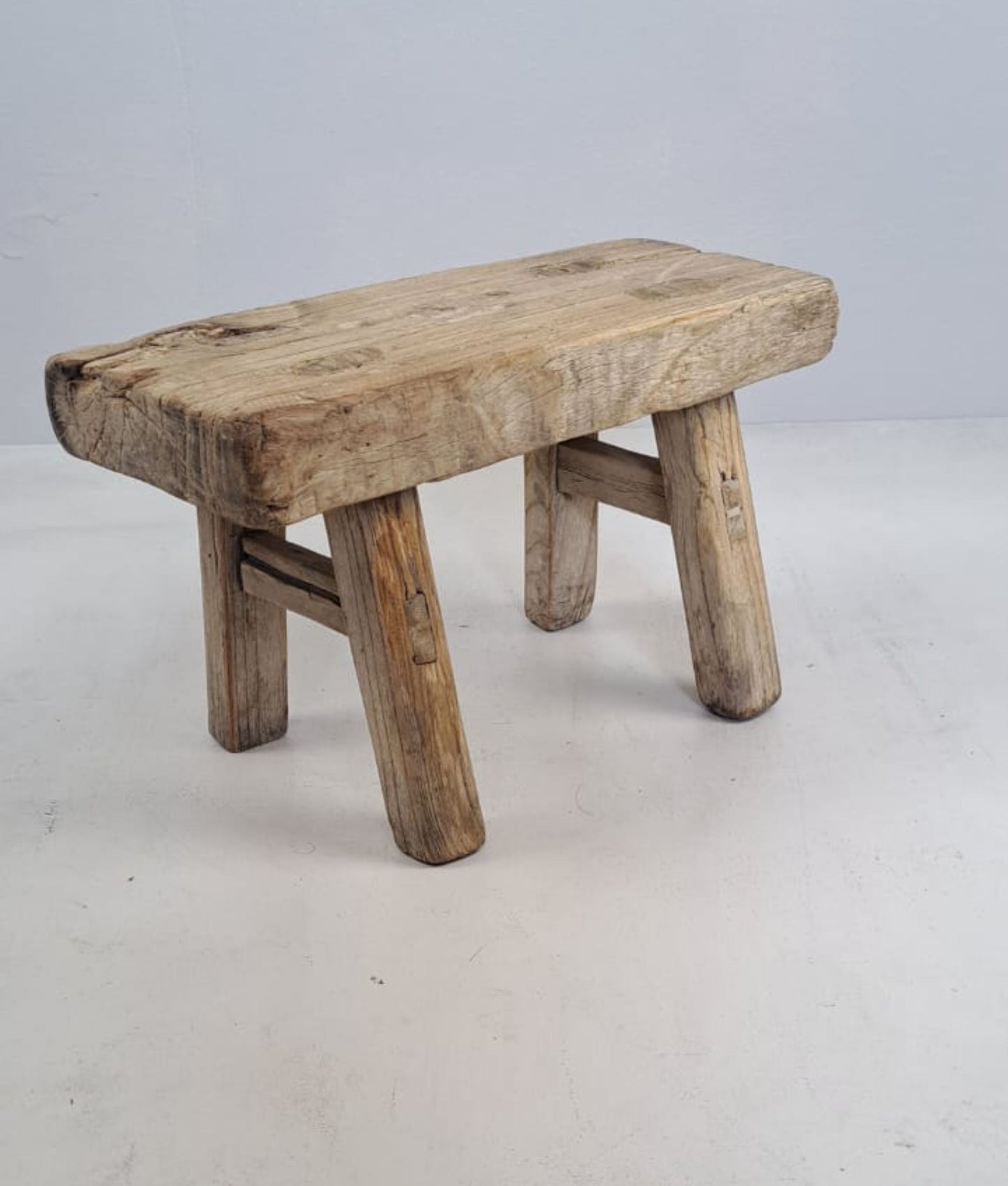 Antique Chinese Milking Stool, Rustic Stool, Decor Stool, Vintage Milking Stool, Antique Stool, Chinese Decor Stool, Unique Milking Stool, Interior Design Prop, Old Milking Stool, Handcrafted Chinese Stool