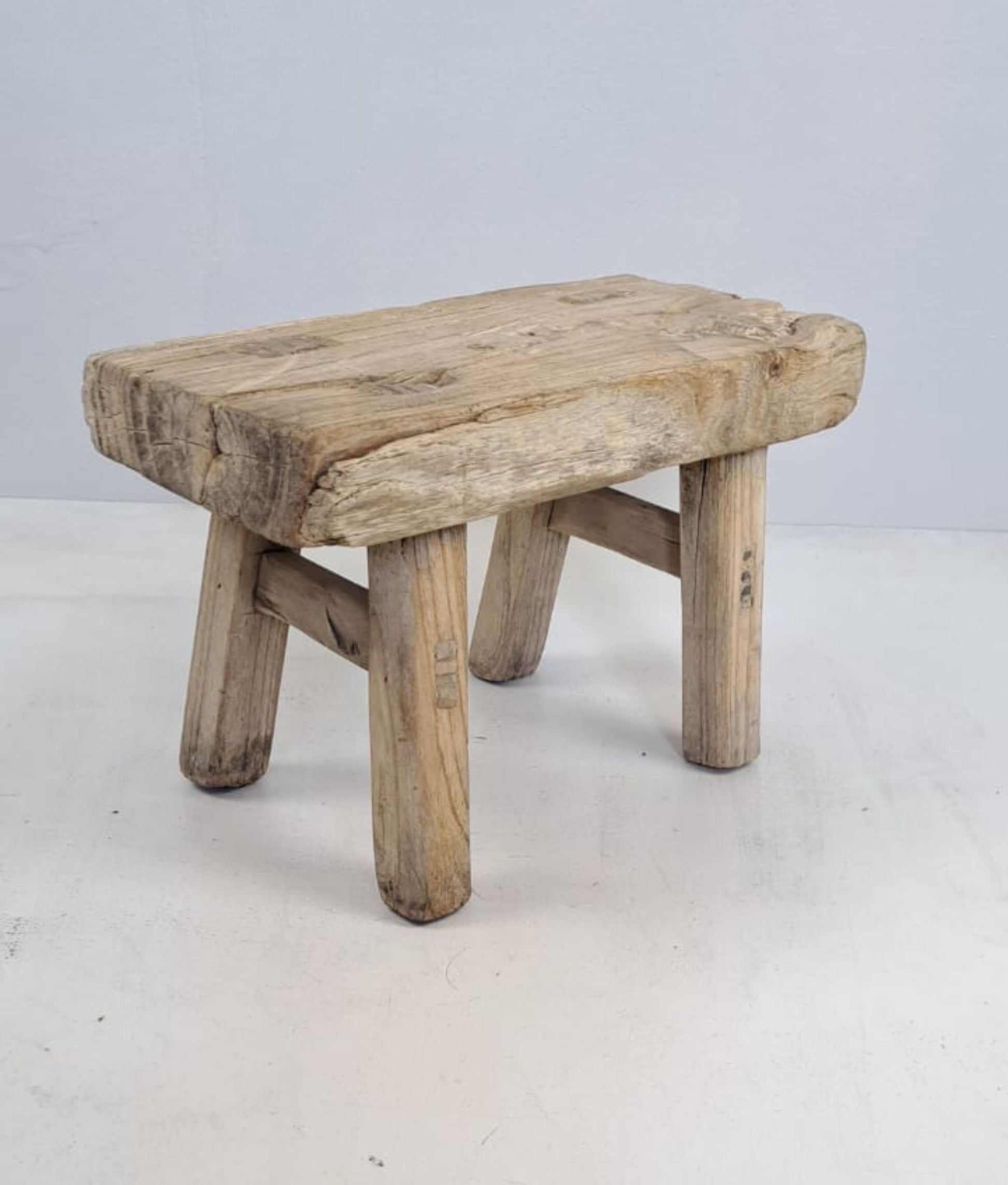 Antique Chinese Milking Stool, Rustic Stool, Decor Stool, Vintage Milking Stool, Antique Stool, Chinese Decor Stool, Unique Milking Stool, Interior Design Prop, Old Milking Stool, Handcrafted Chinese Stool