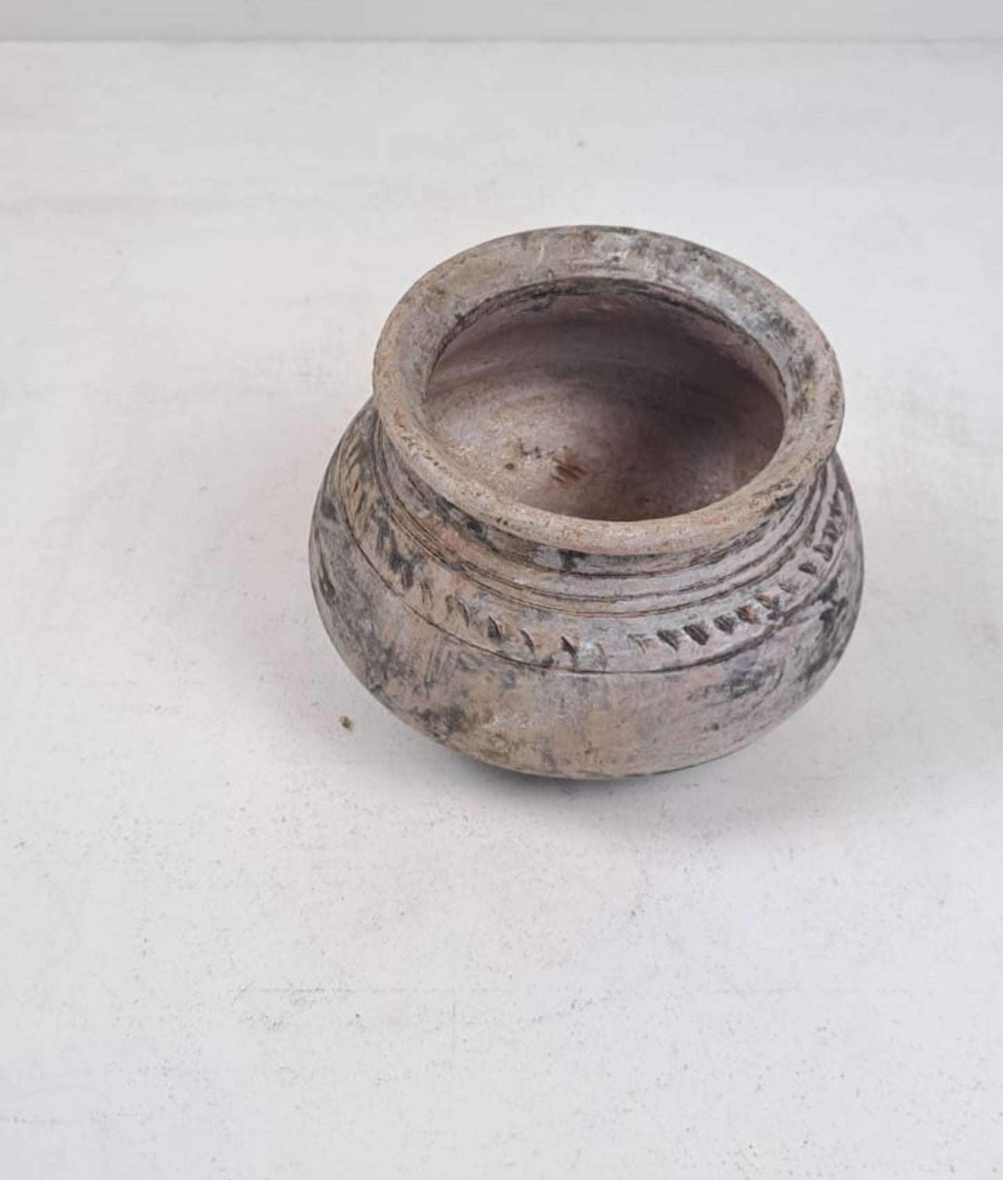 Vintage Clay Vessel - Rounded Base