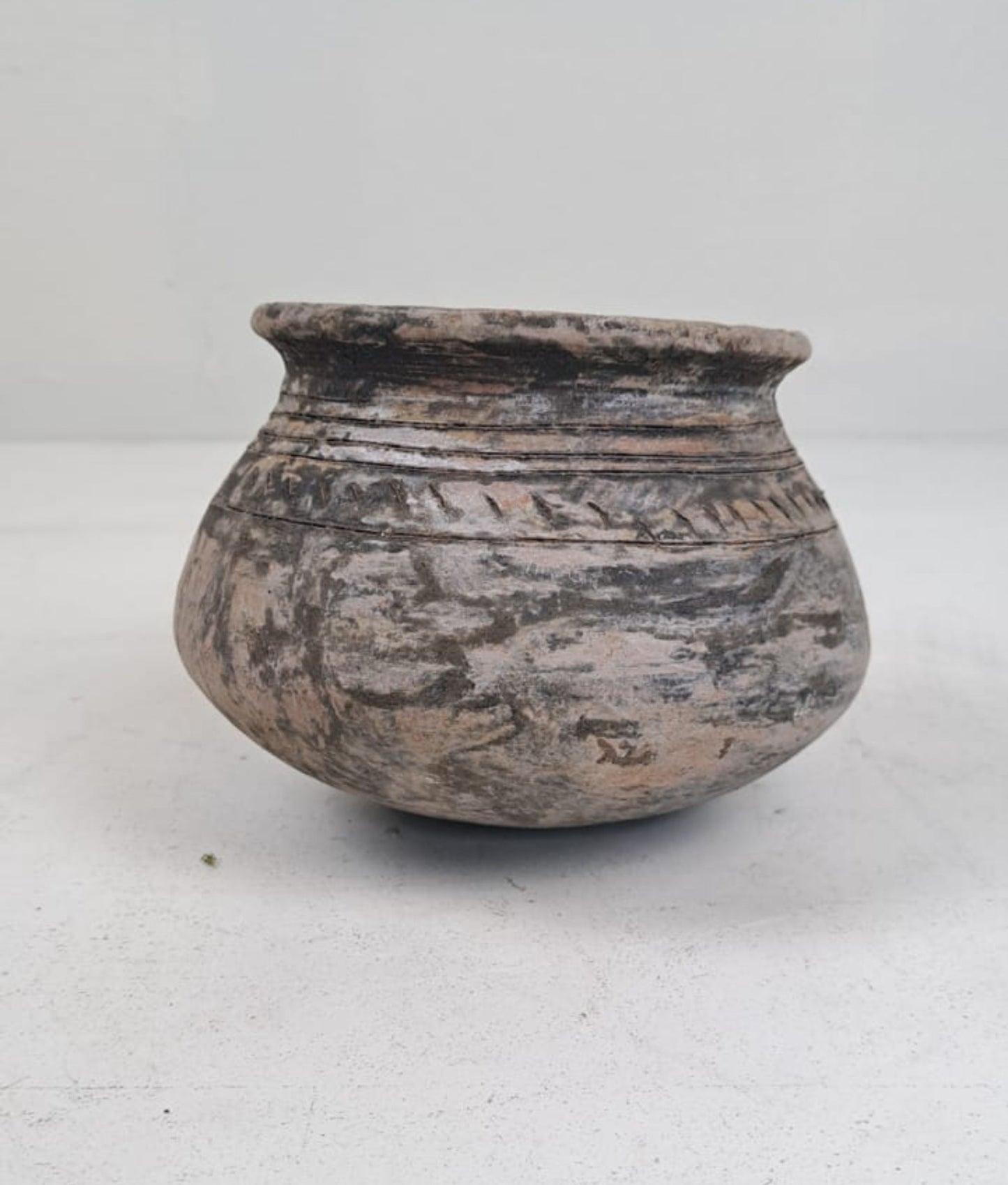 Vintage Clay Vessel - Rounded Base