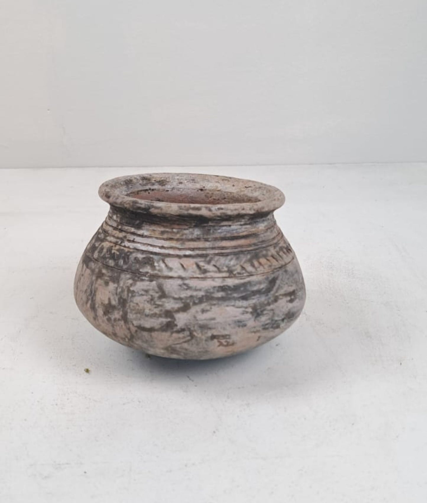 Vintage Clay Vessel - Rounded Base