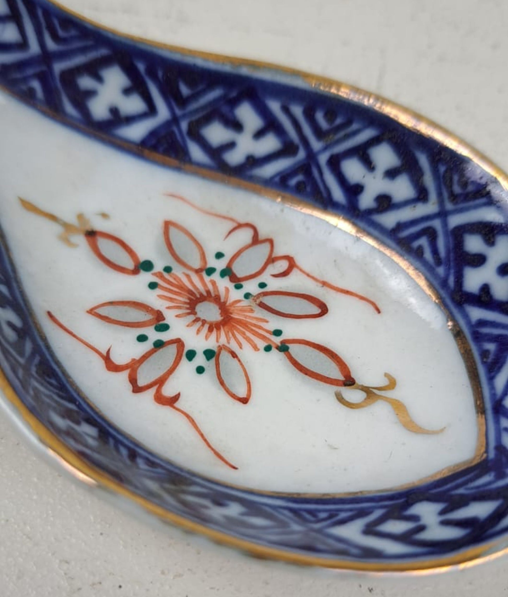 Vintage Chinese Porcelain Spoon