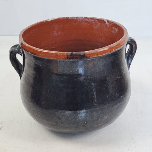 Vintage Ceramic Handled Pot - Albisola Pottery