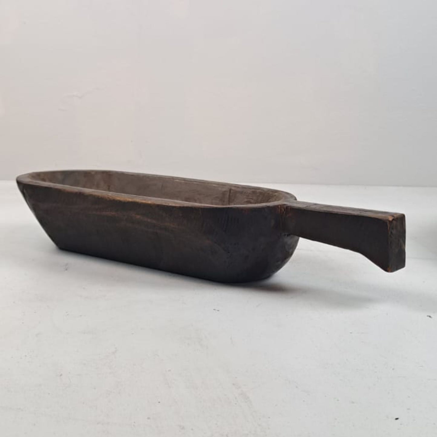 Vintage Artisan Wooden handcarved Bowl - Lagos Africa