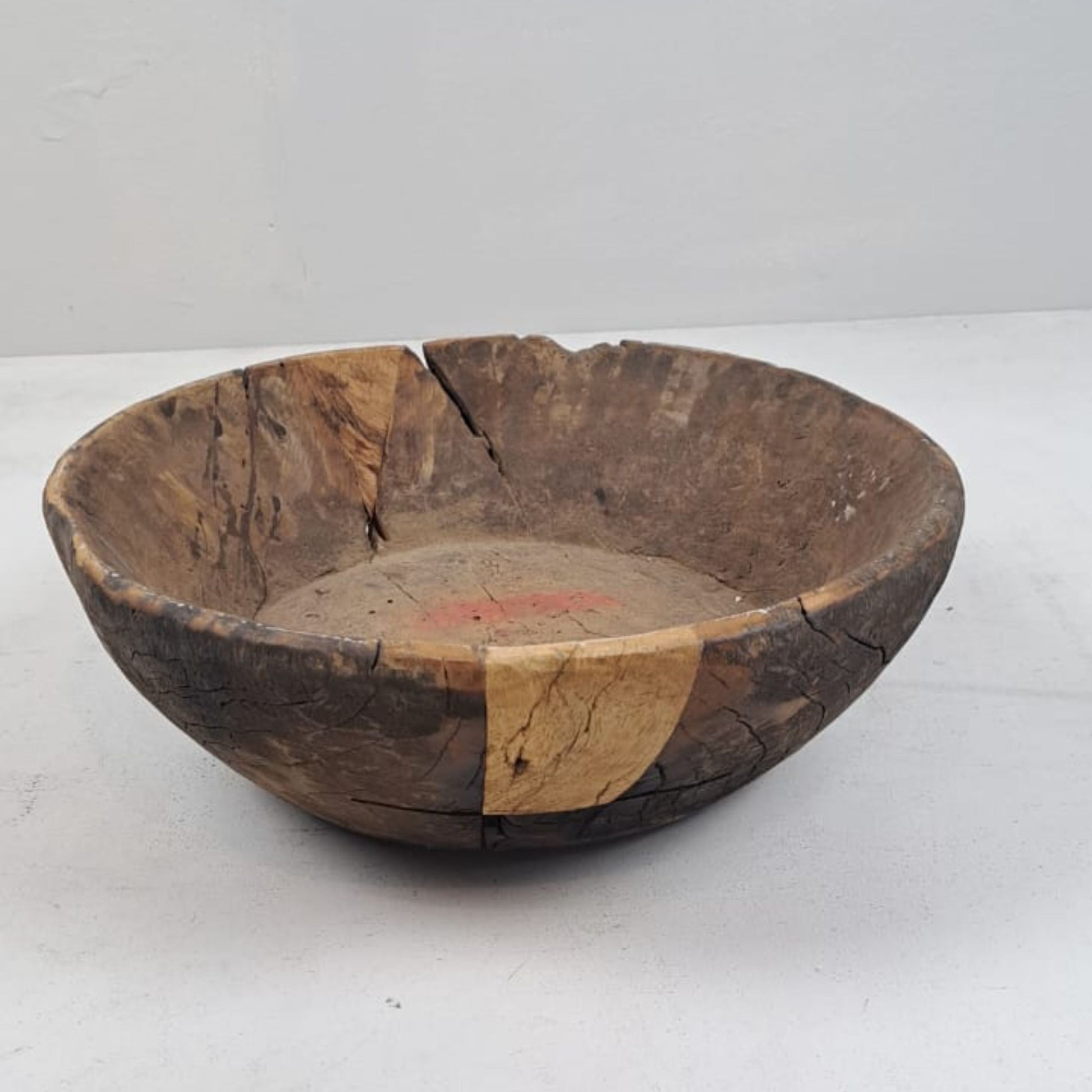 Vintage Artisan Wooden handcarved Bowl