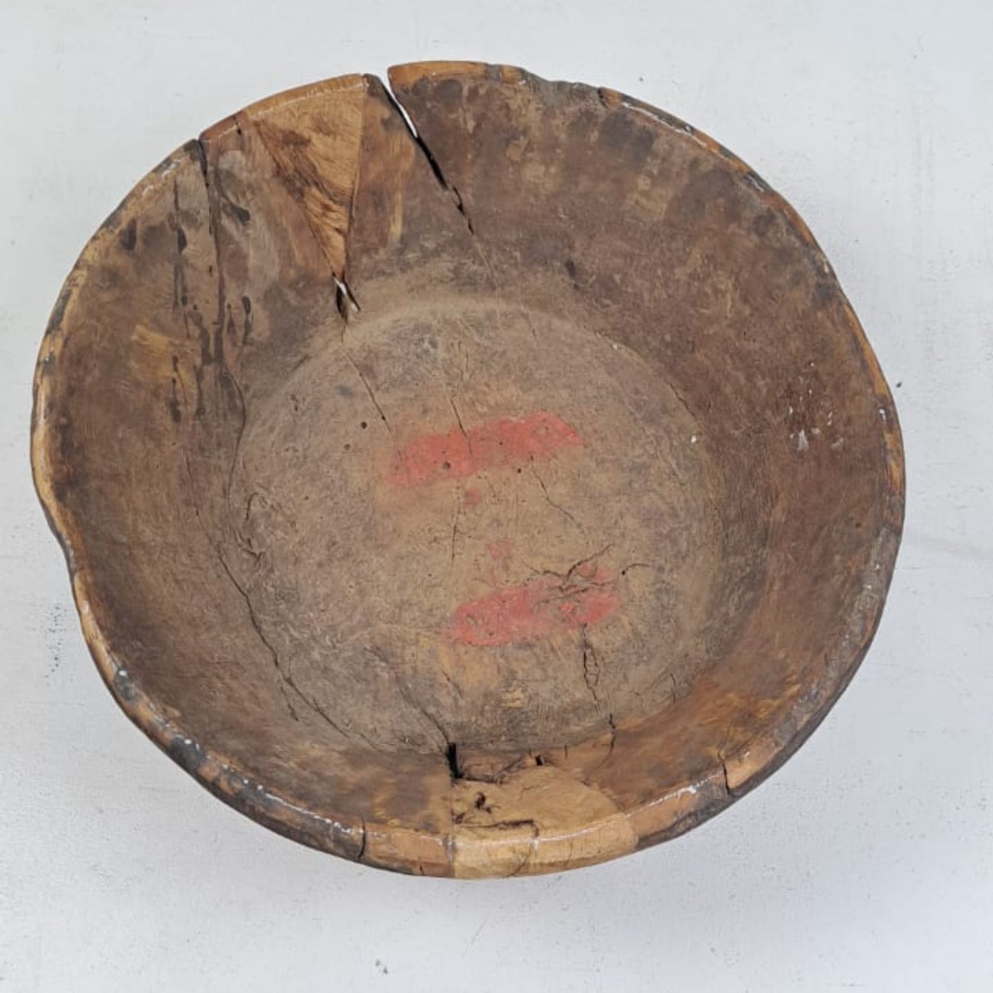 Vintage Artisan Wooden handcarved Bowl