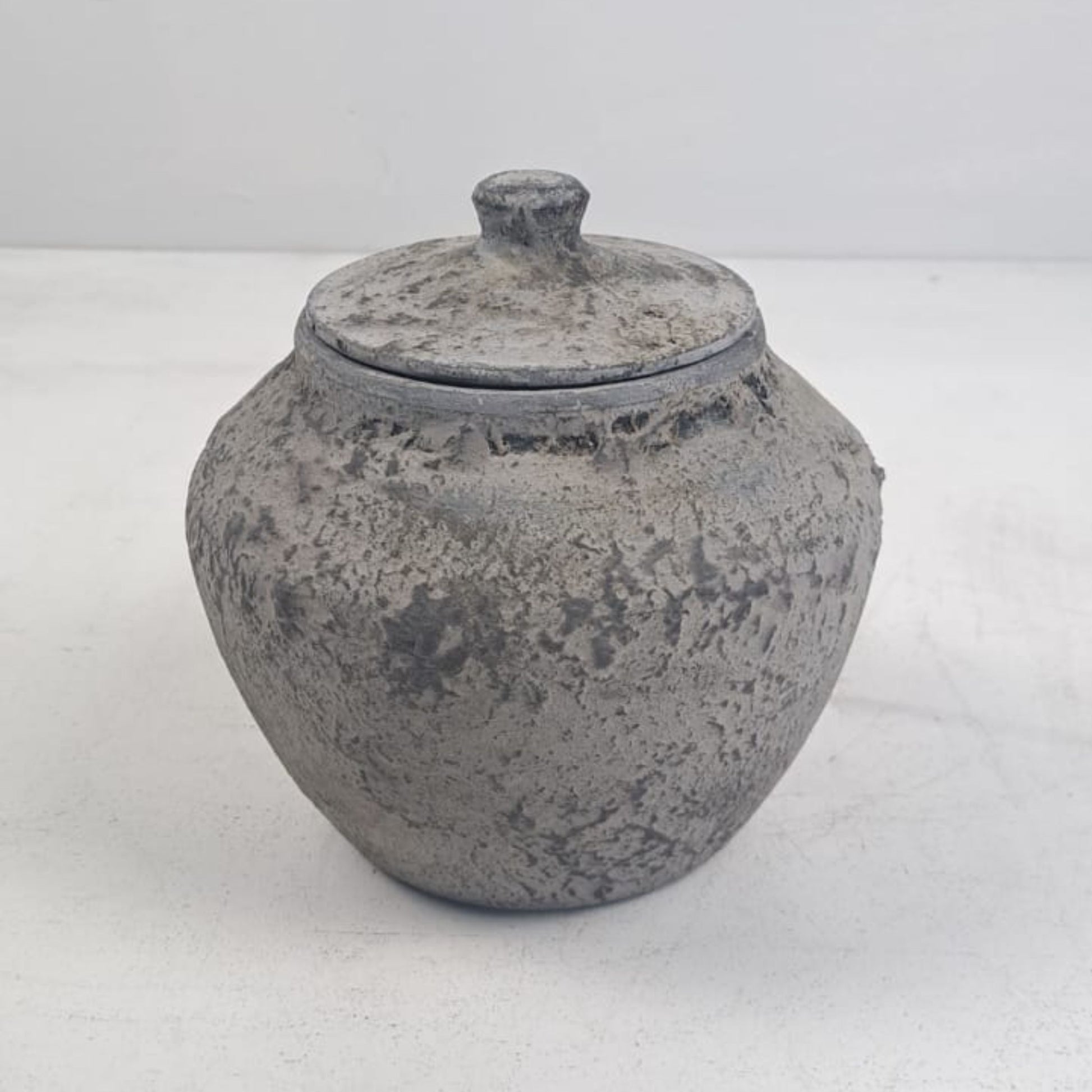 Lidded Pot from Nepal - Small