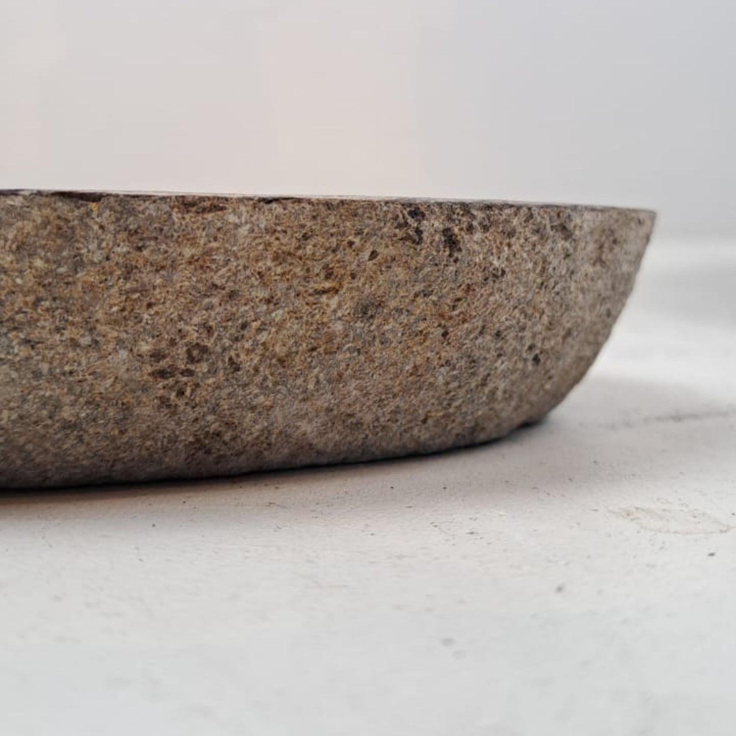 Hand-Carved Natural River Stone Bowl