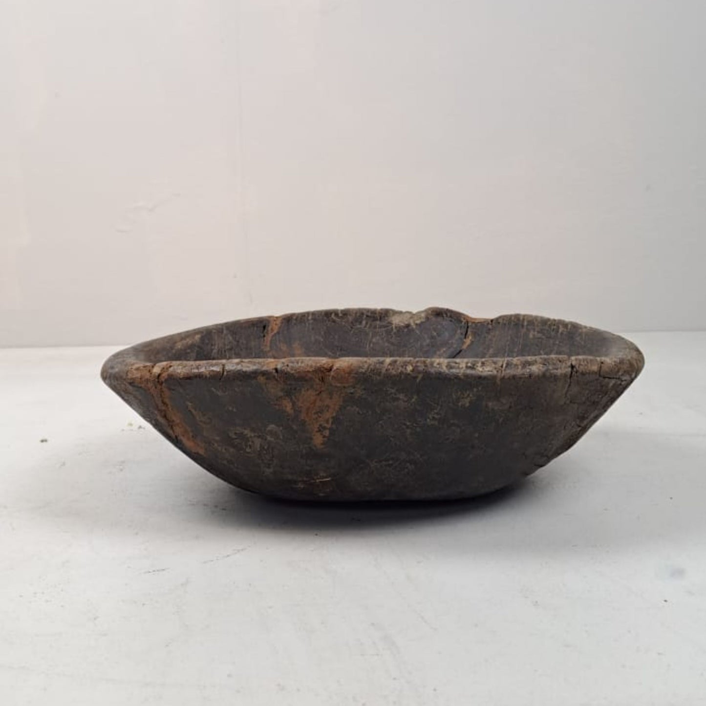 Vintage Artisan Wooden handcarved Bowl