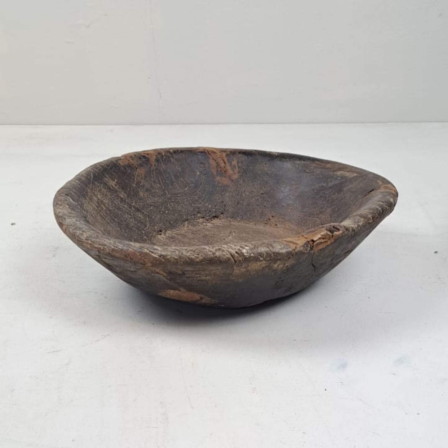 Vintage Artisan Wooden handcarved Bowl