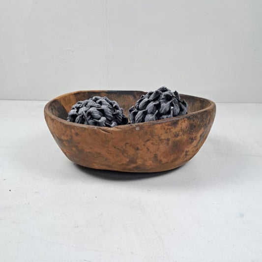 Vintage Artisan Wooden handcarved Bowl