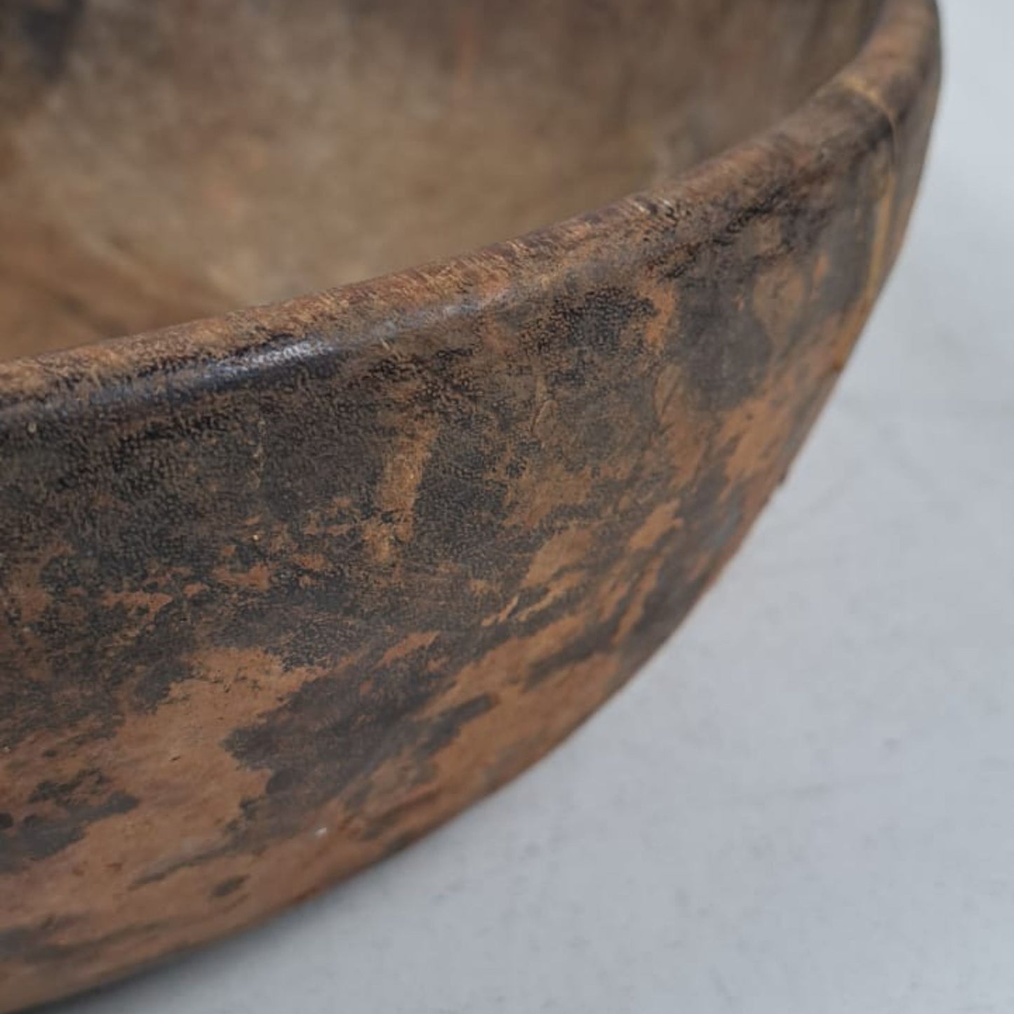 Vintage Artisan Wooden handcarved Bowl