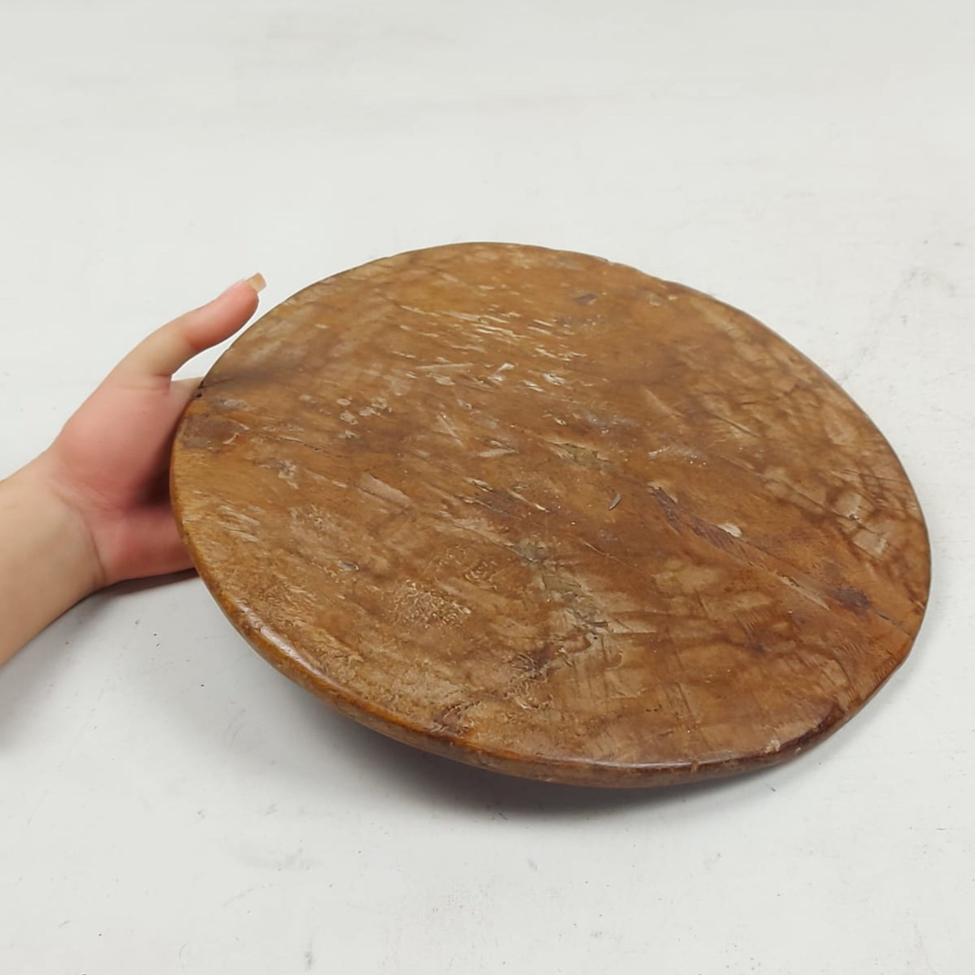 Vintage Wooden Platter from Philippines