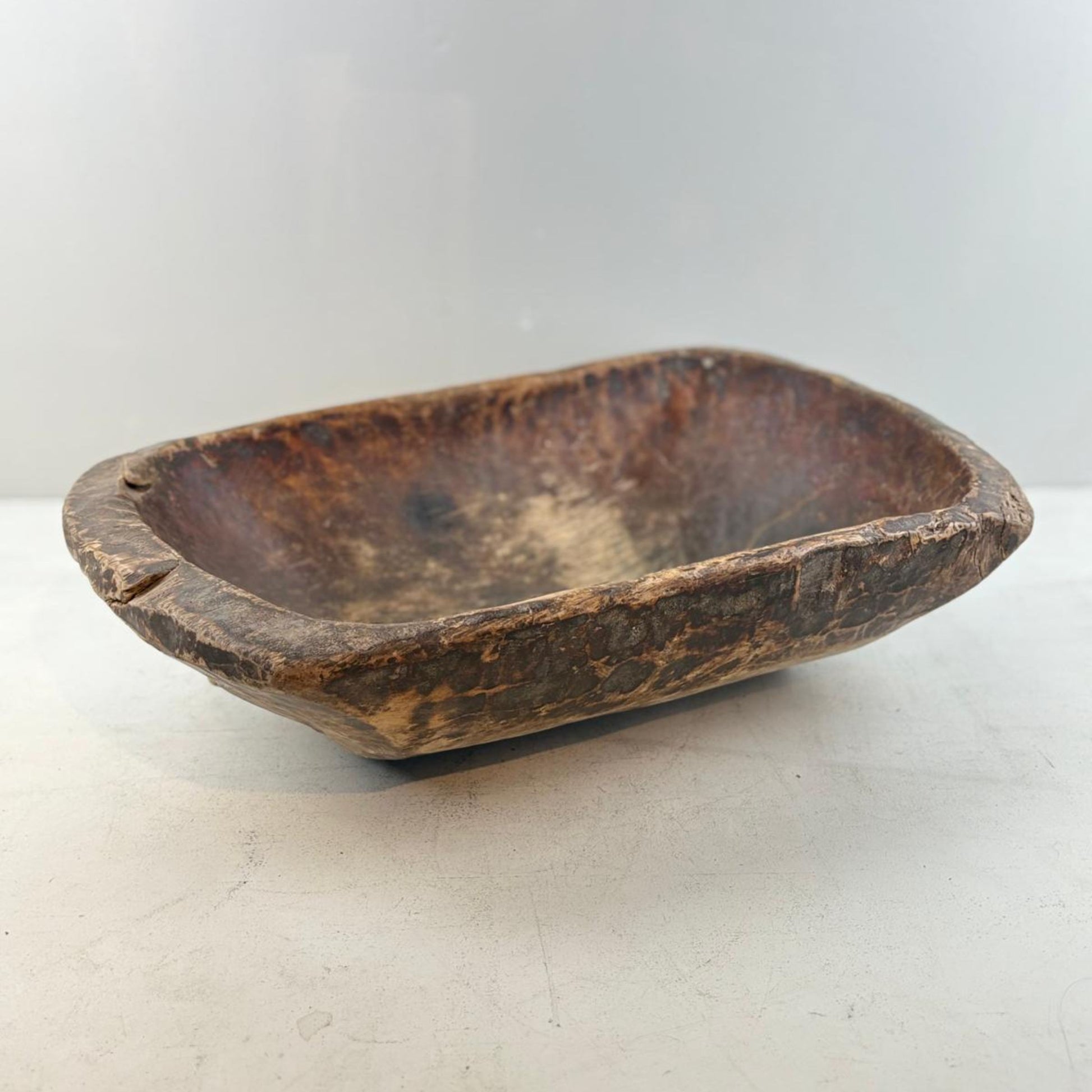 Antique Wooden Dough Bowl - Gamai, Qinghai Province, Tibet