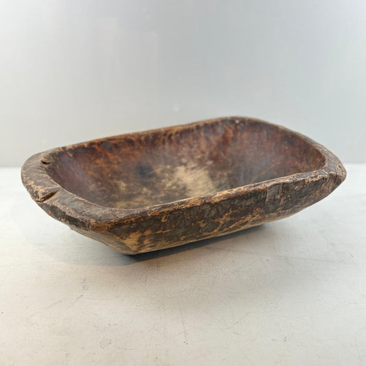 Antique Wooden Dough Bowl - Gamai, Qinghai Province, Tibet