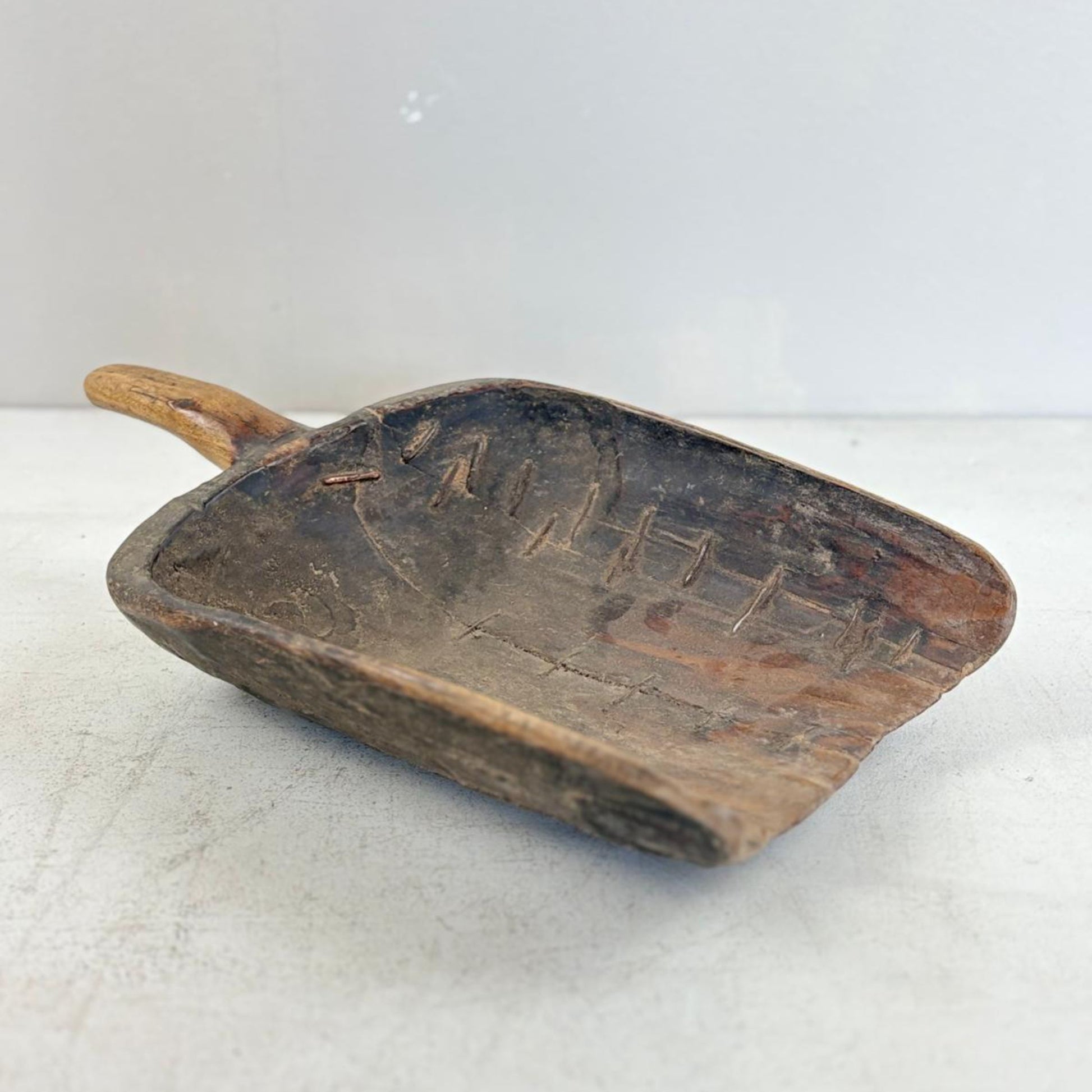 Antique French Grain Scoop - La Chambon, France