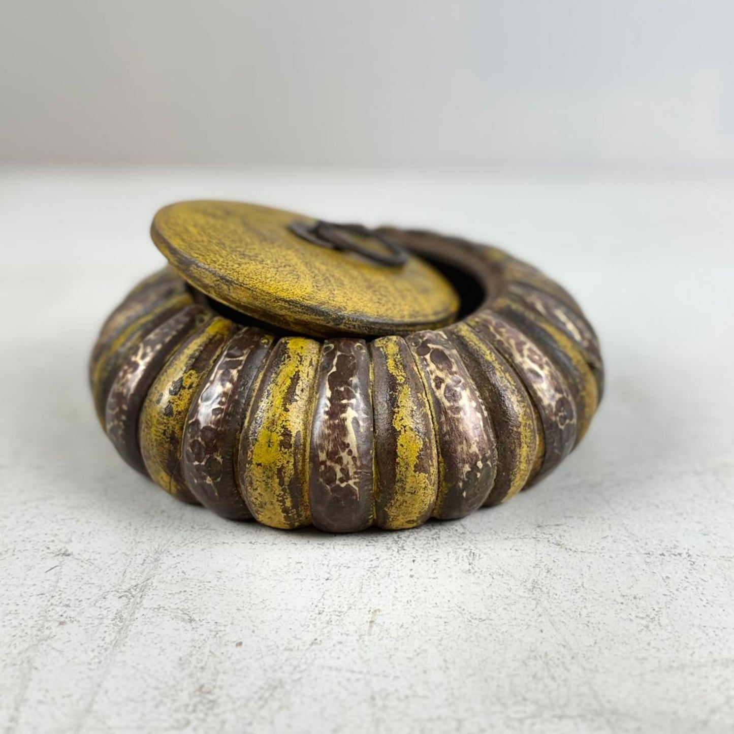 Vintage Lidded Tabacco Box - Karnataka, India
