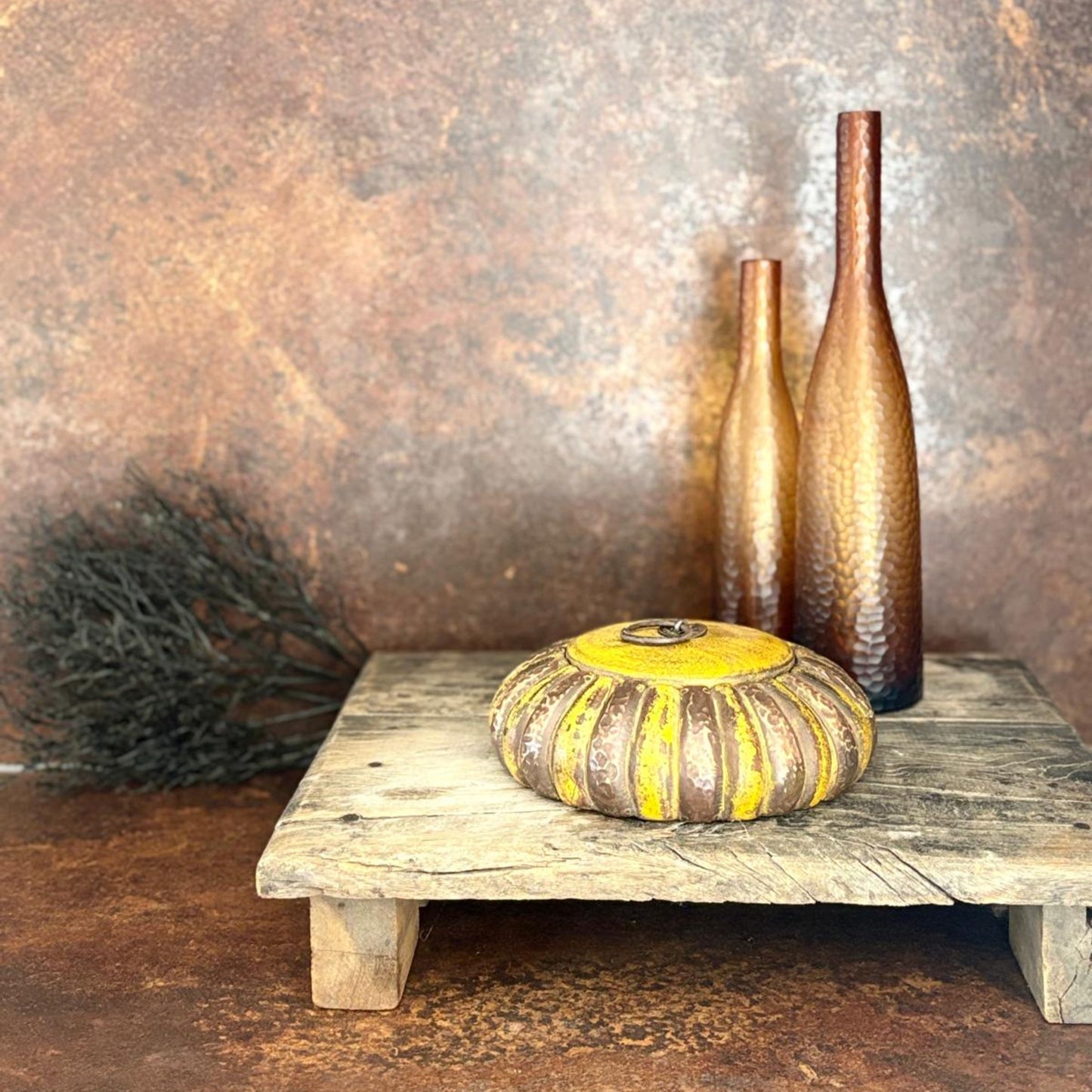 Vintage Lidded Tabacco Box - Karnataka, India