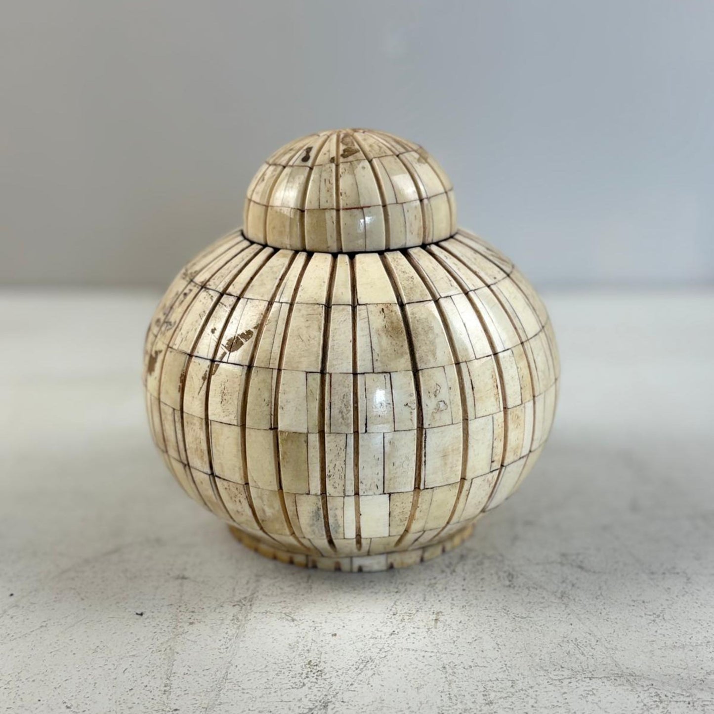 Vintage Lidded Tabacco Box - Telengana, India