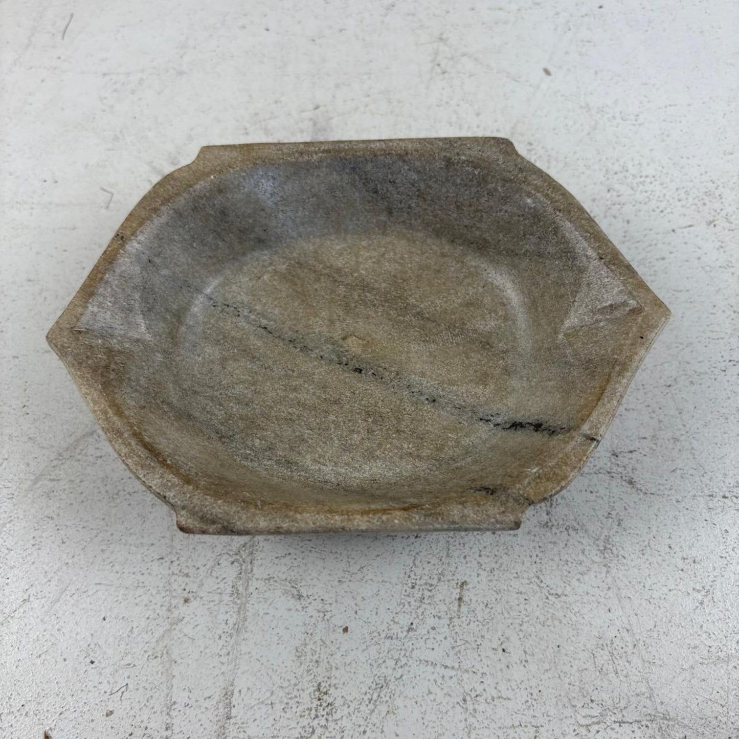 Vintage Marble Dish from India - Heavy