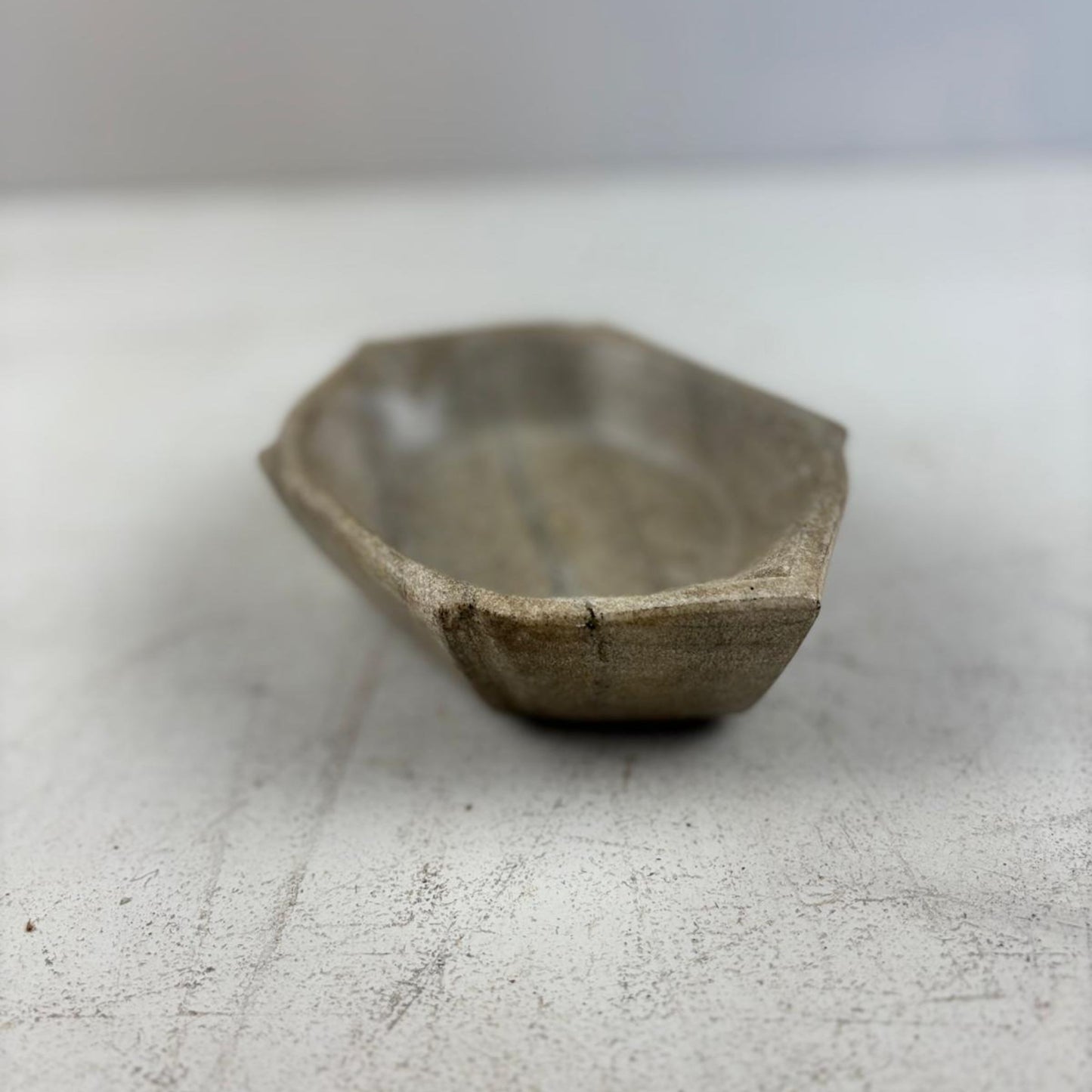 Vintage Marble Dish from India - Heavy