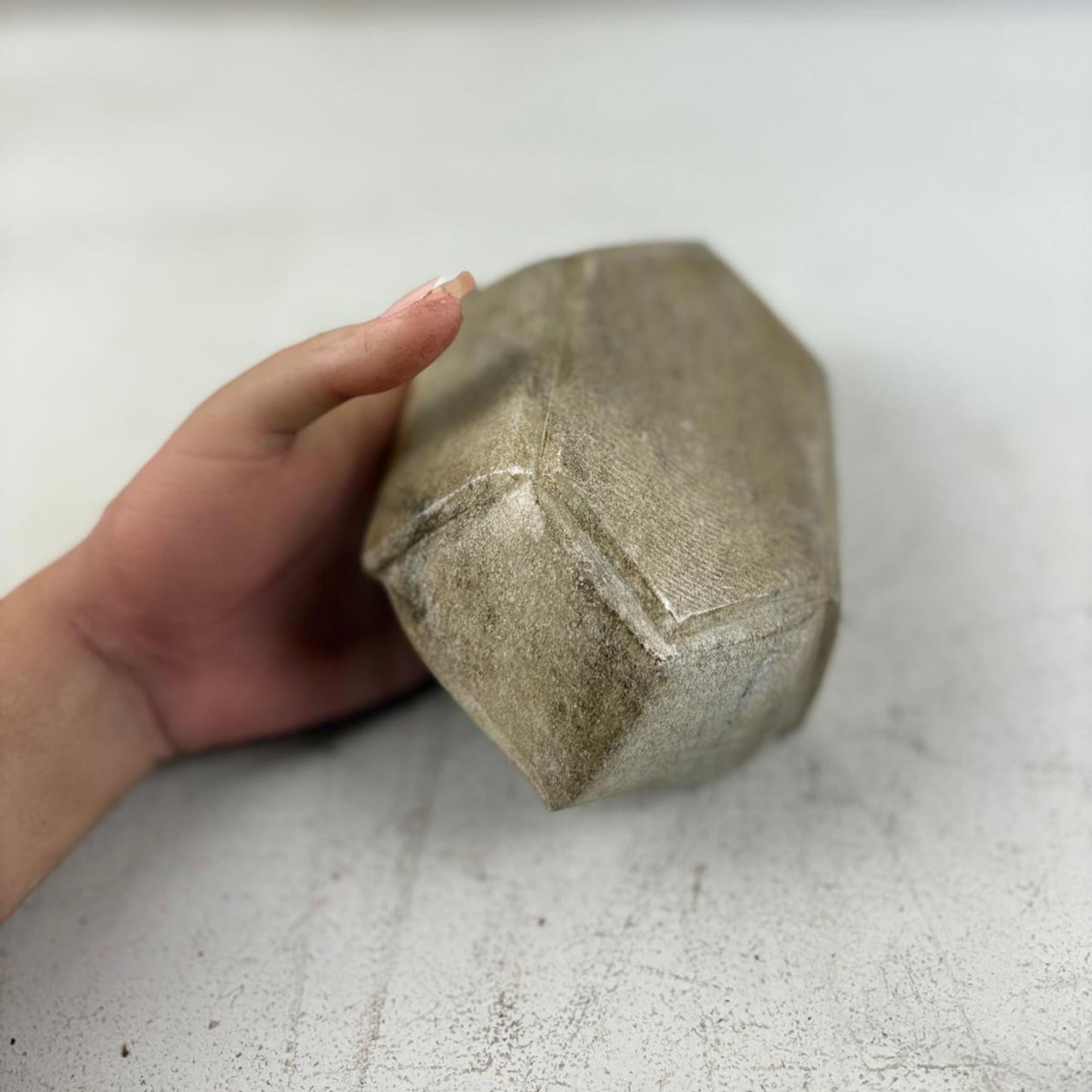 Vintage Marble Dish from India - Heavy