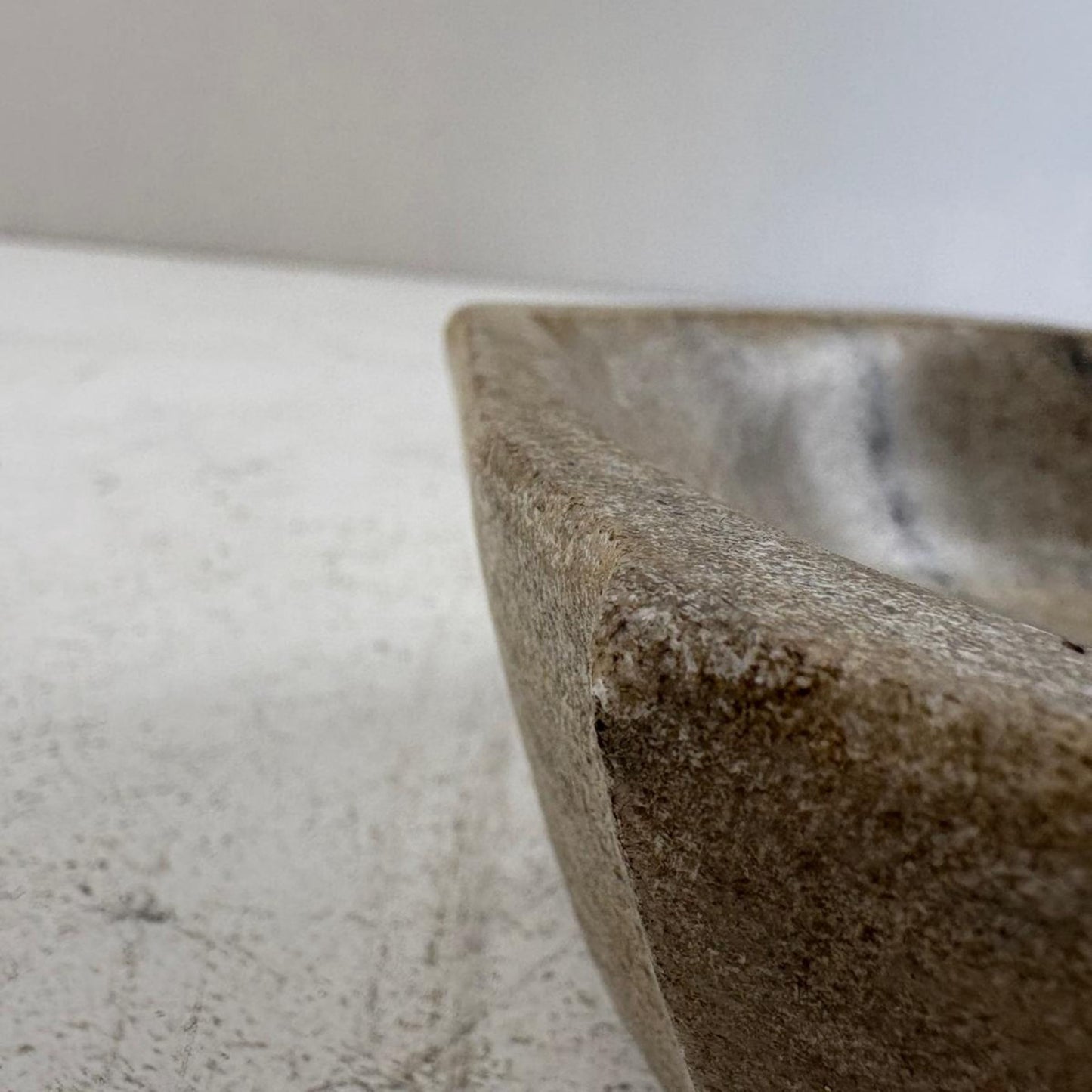 Vintage Marble Dish from India - Heavy