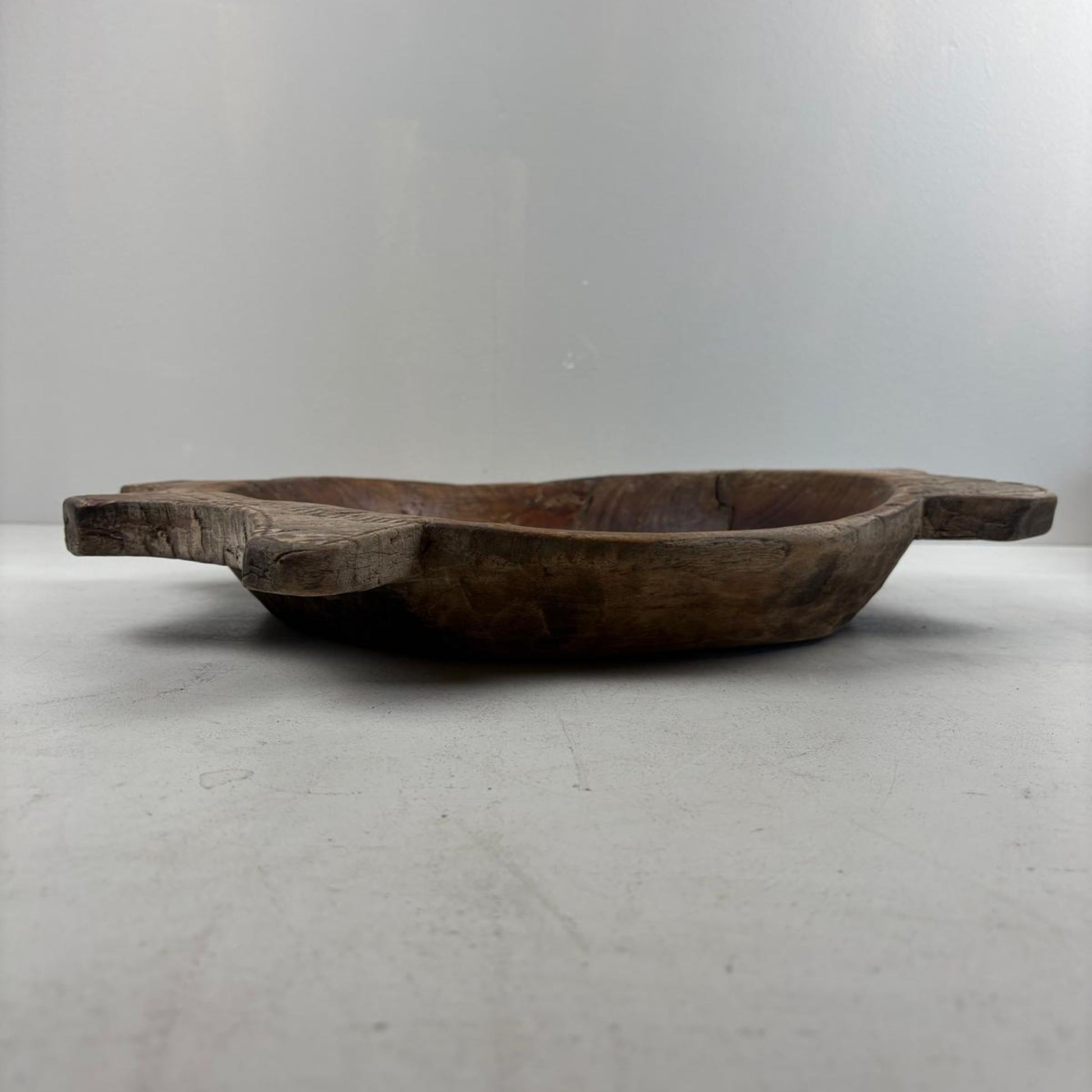 Vintage Indian Wooden Parat Tray