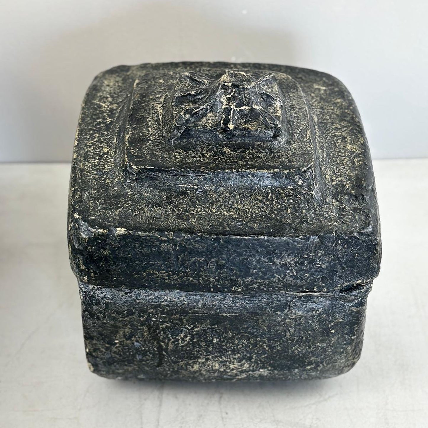 Vintage Indian Paper Maché Large Decorative Lidded Box - Kashmir, India