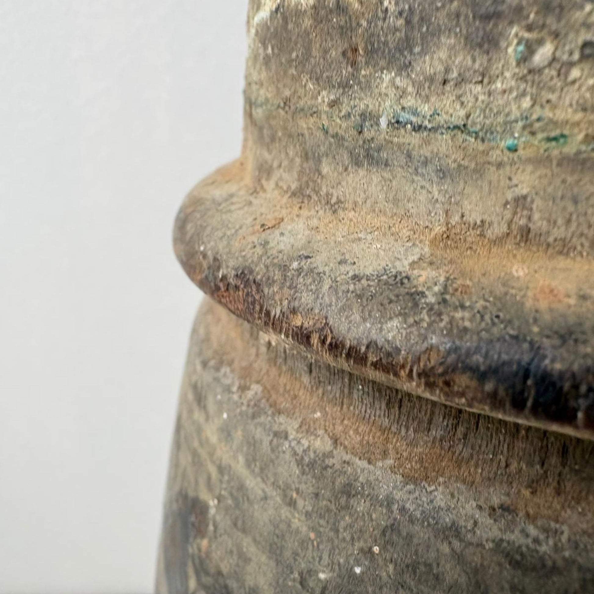 Antique Wooden Himachal Pot - Chhusang, Nepal