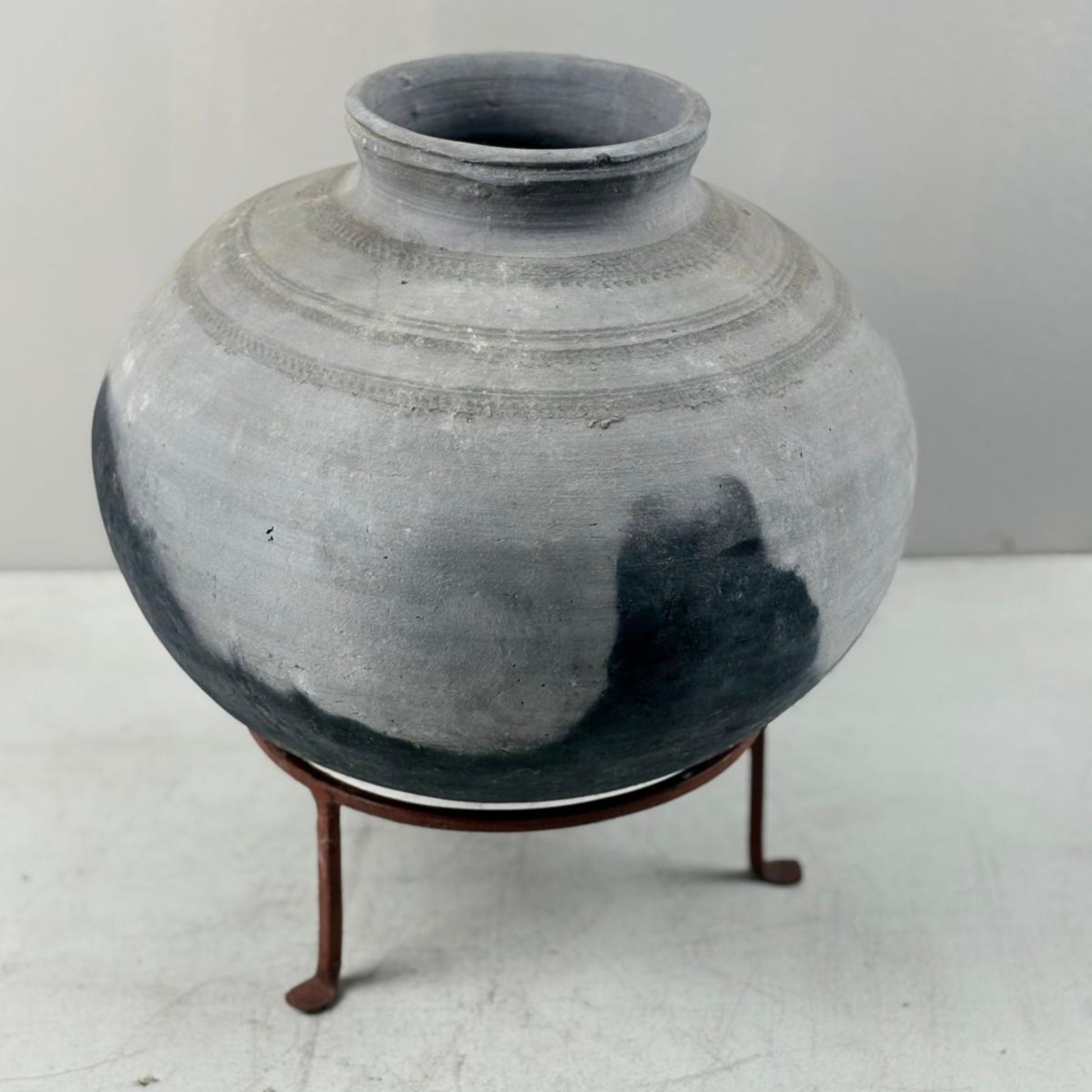 Antique South African Clay Water Vessel