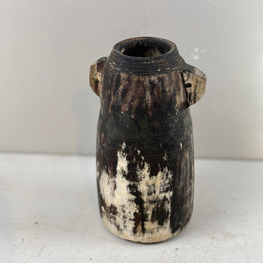 Antique Wooden Himachal Pot - Chhusang, Nepal