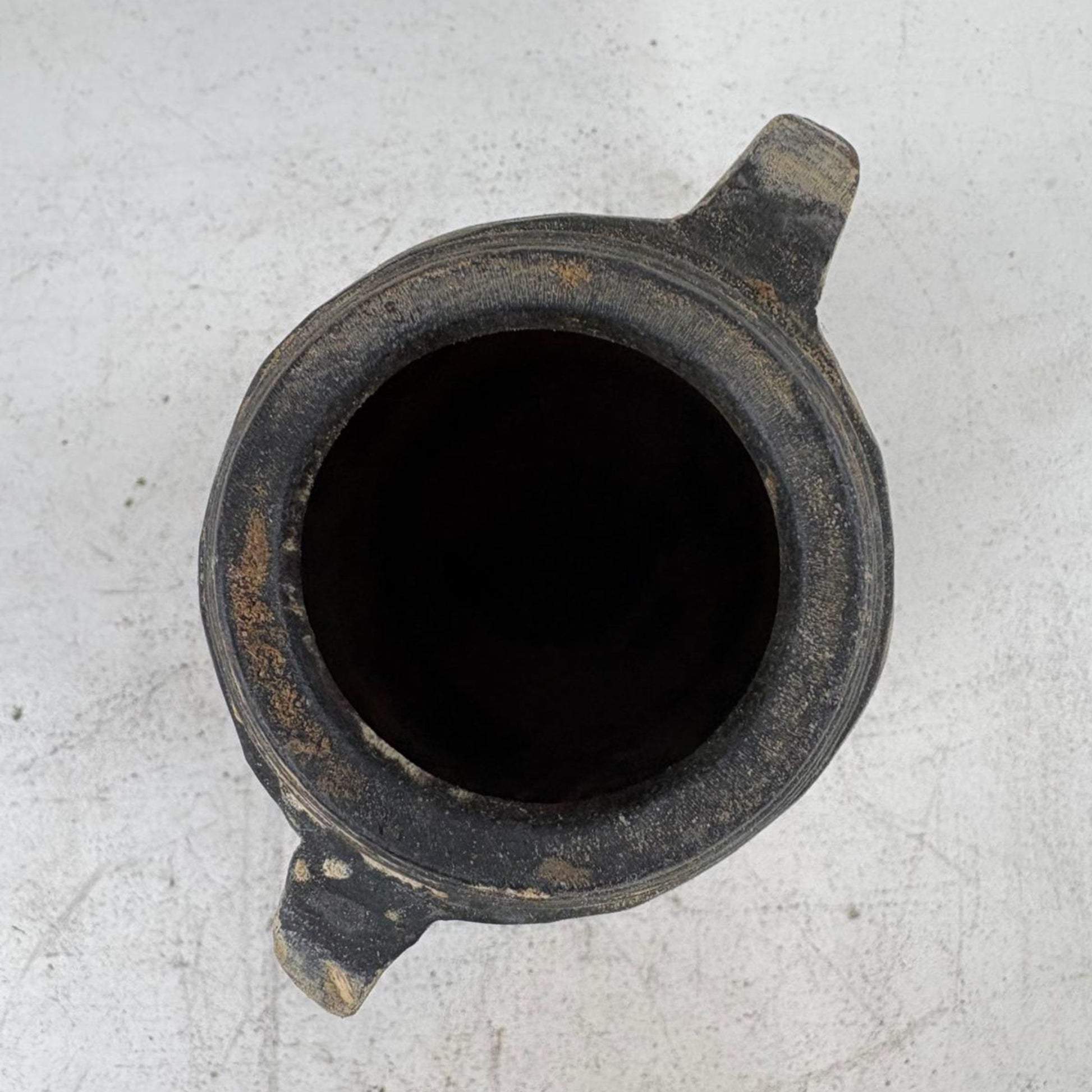 Antique Wooden Himachal Pot - Chhusang, Nepal