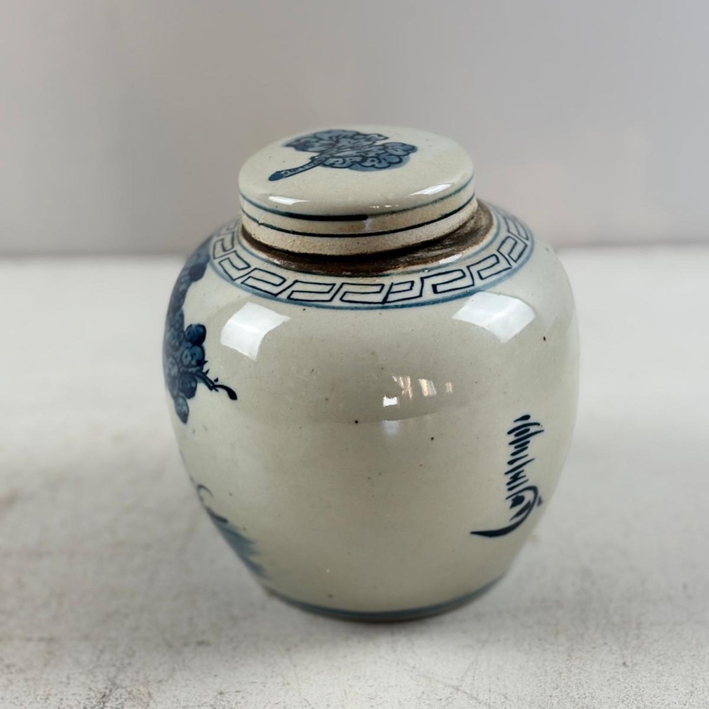 Blue and White Chinese Ginger Jar - 15cm