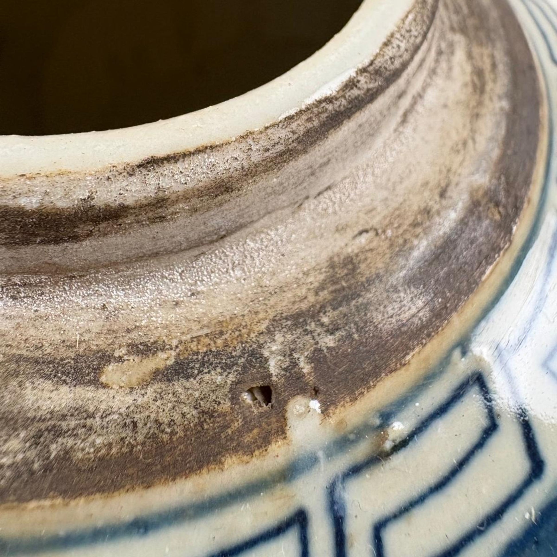 Blue and White Chinese Ginger Jar - 15cm