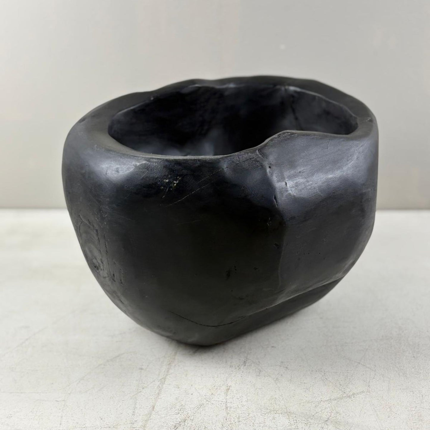 Artisan Handcarved Wooden Teak Bowl - Bali