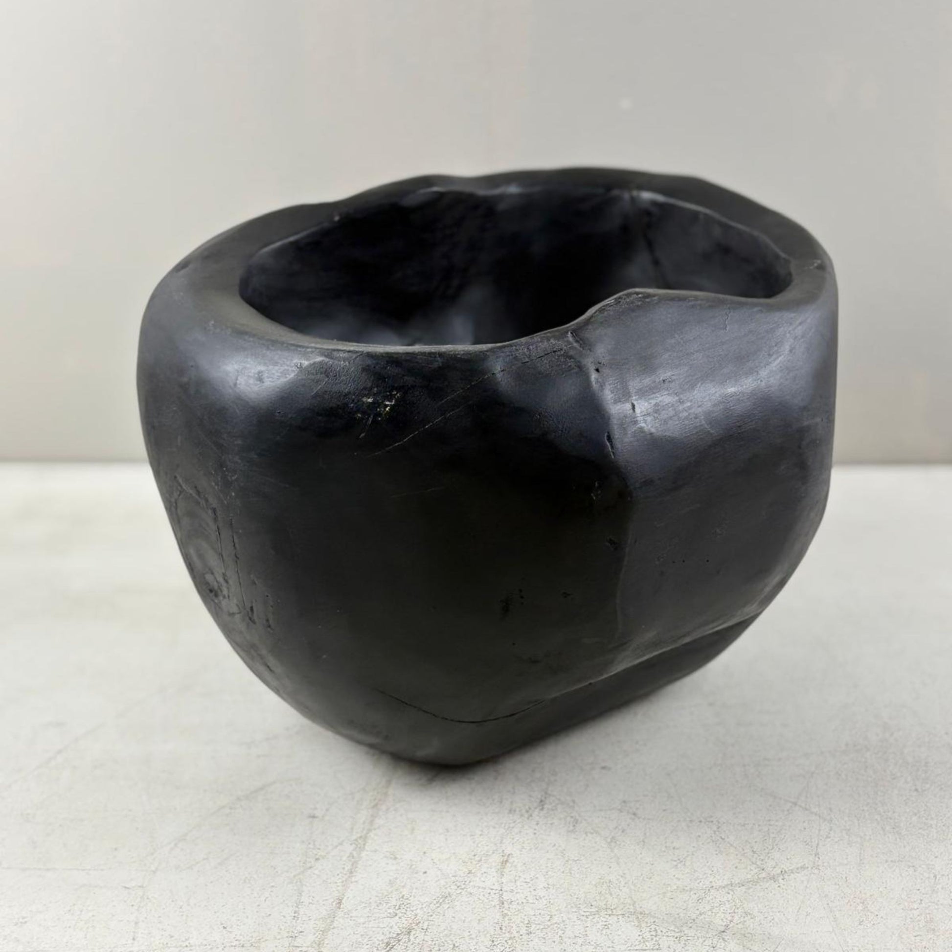 Artisan Handcarved Wooden Teak Bowl - Bali