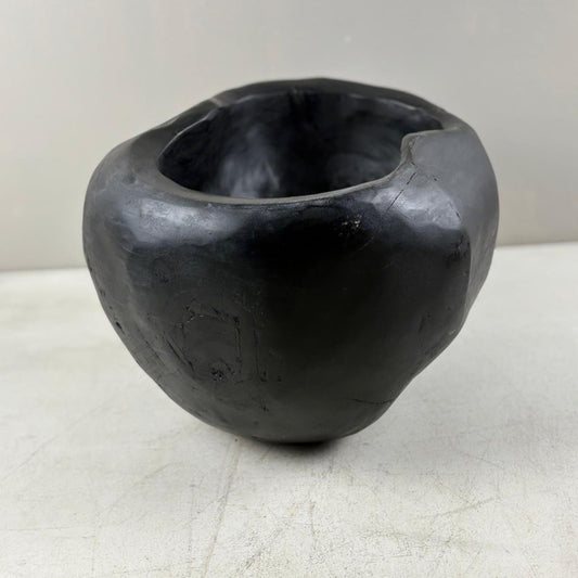 Artisan Handcarved Wooden Teak Bowl - Bali