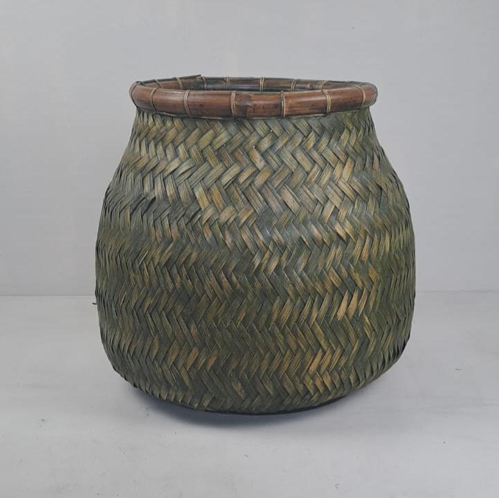 Extra Large Native African Maasai Artisan Basket