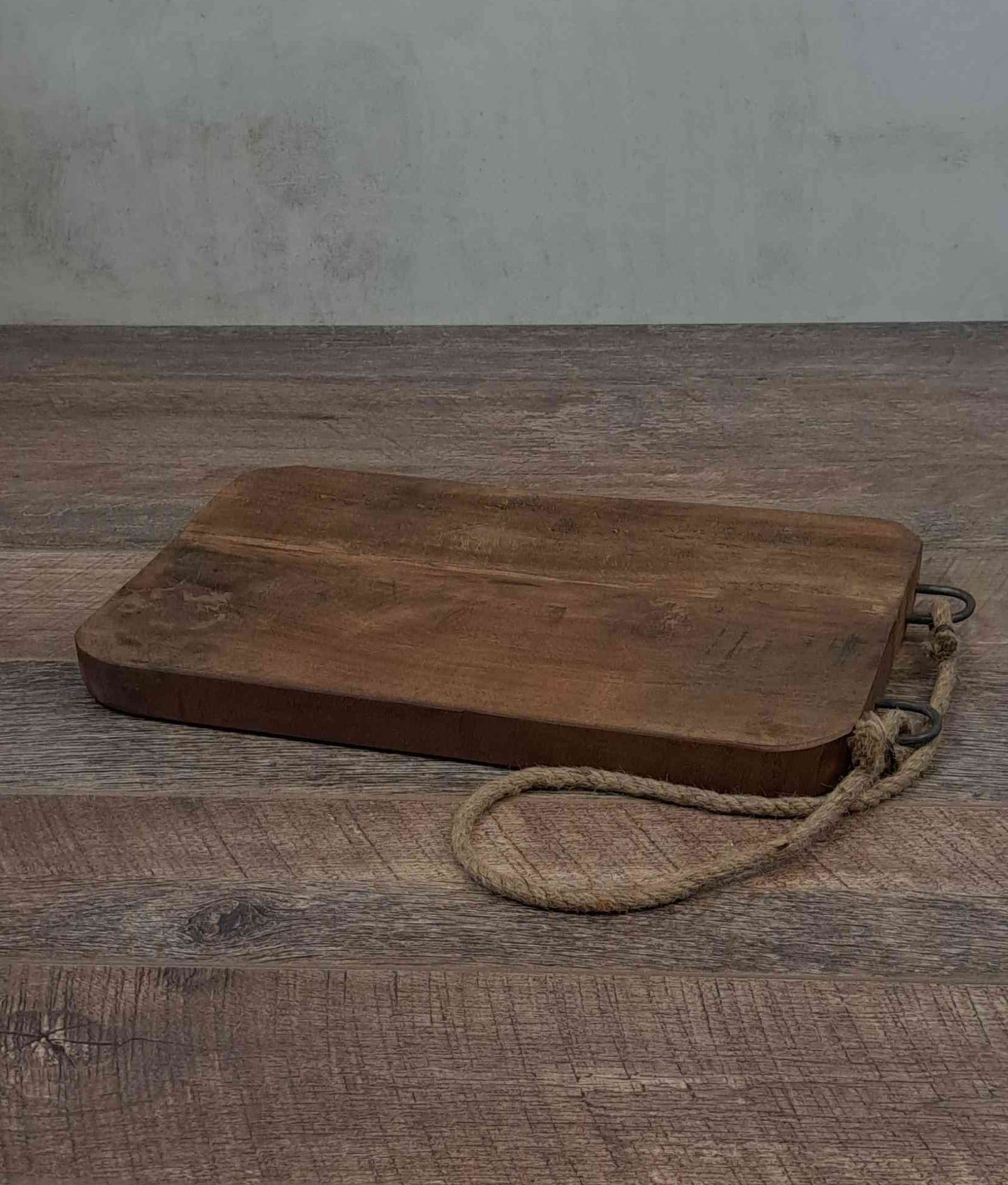 Vintage Dutch Meat Board with Rope