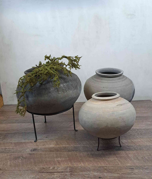 Vintage Clay Vessel, African Water Vessel
